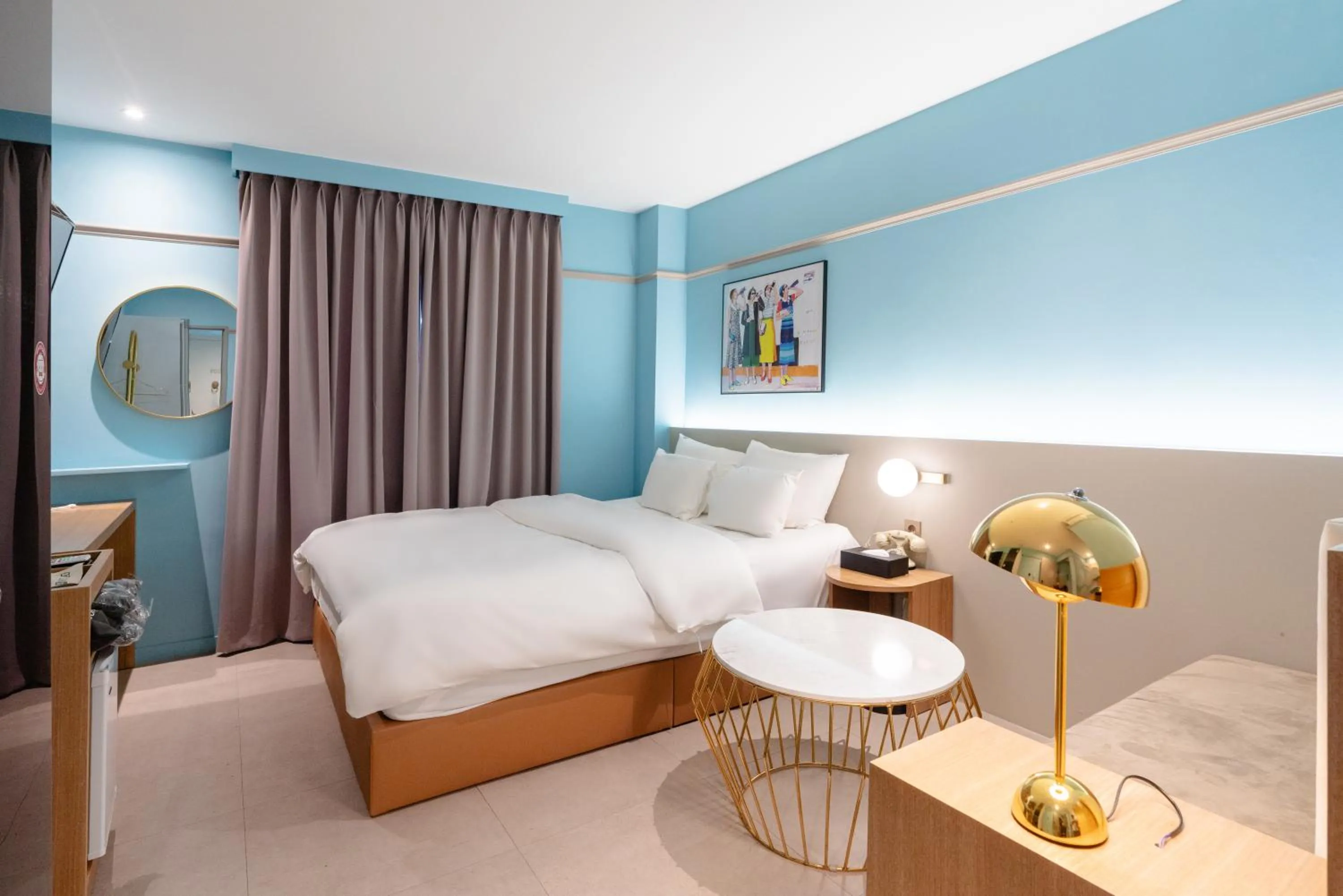 Bed in Hotel Ippda Wonju