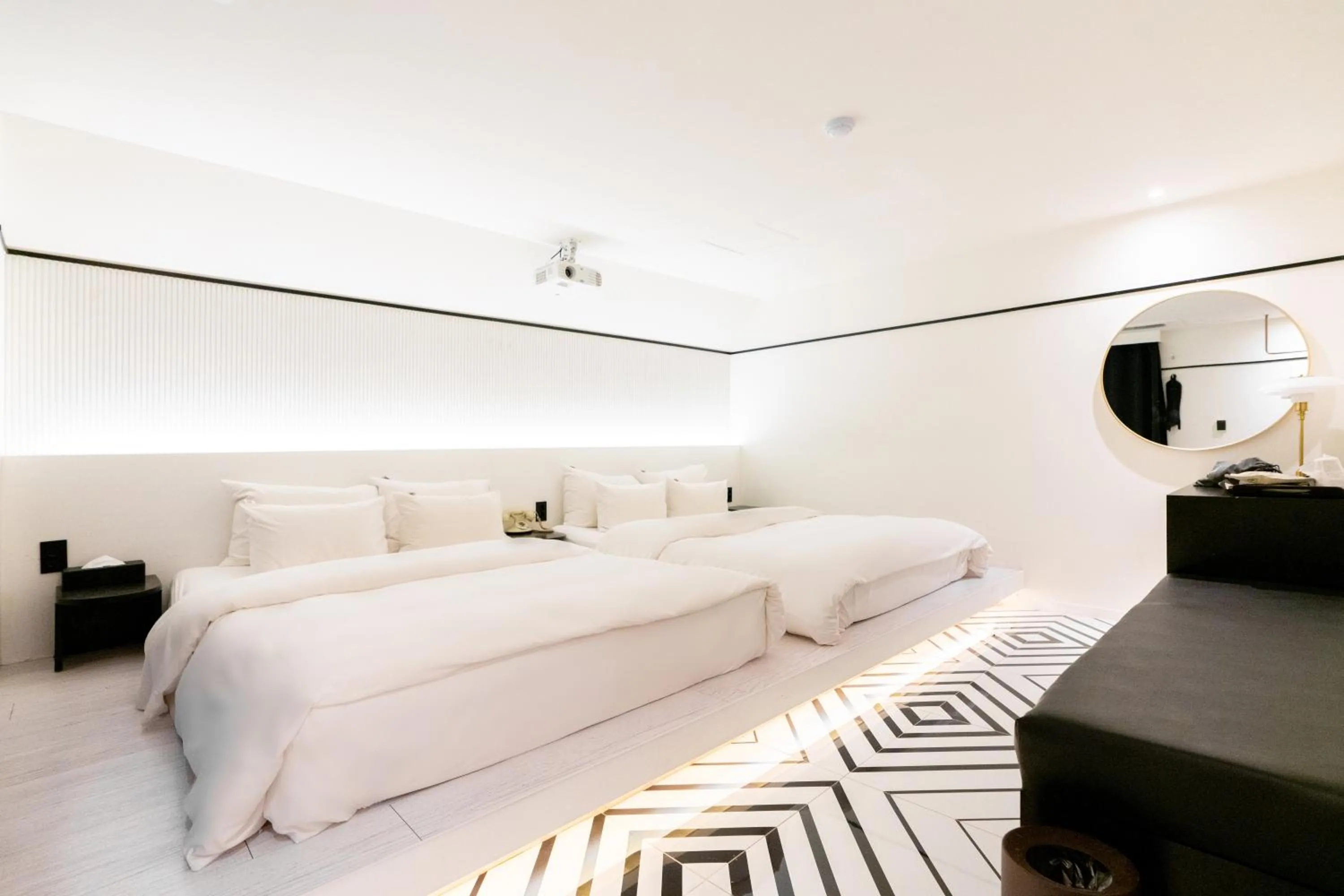 Bed in Hotel Ippda Wonju