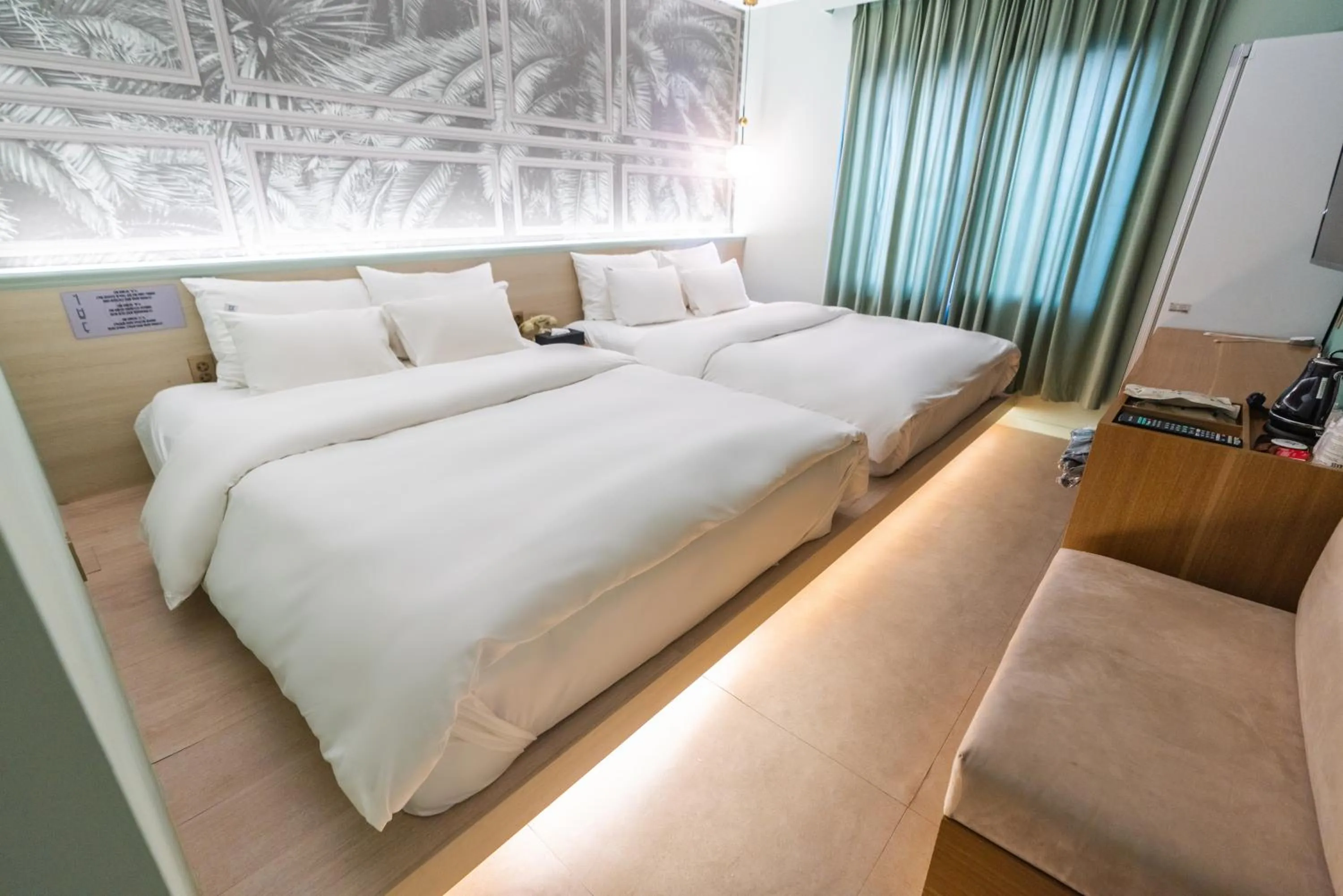 Bed in Hotel Ippda Wonju