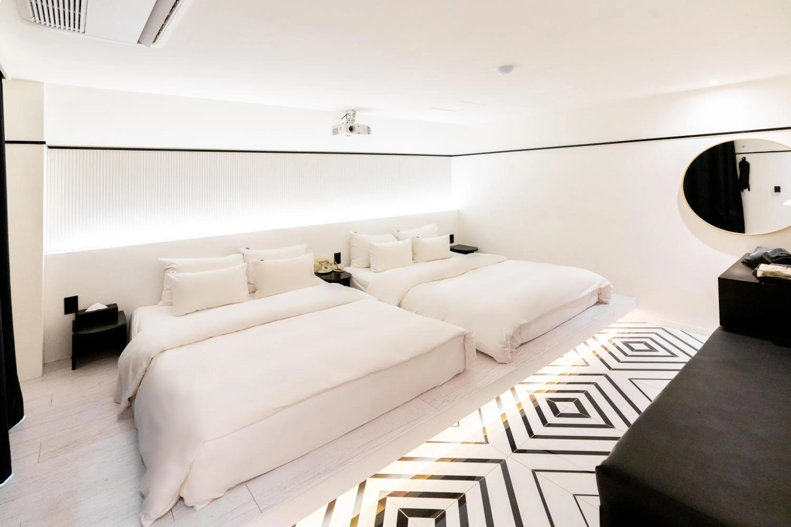 Bed in Hotel Ippda Wonju