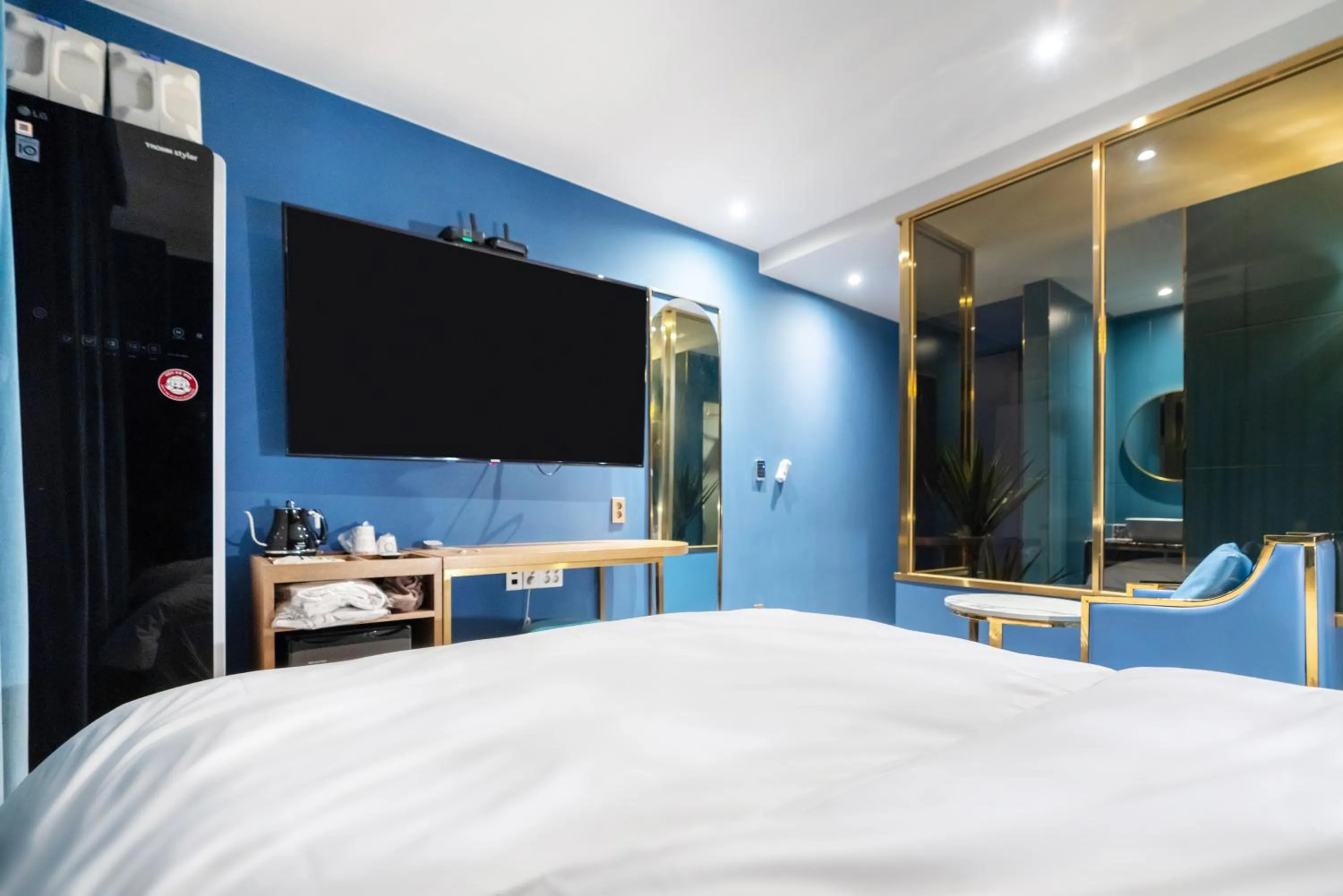 Bed in Hotel Ippda Wonju