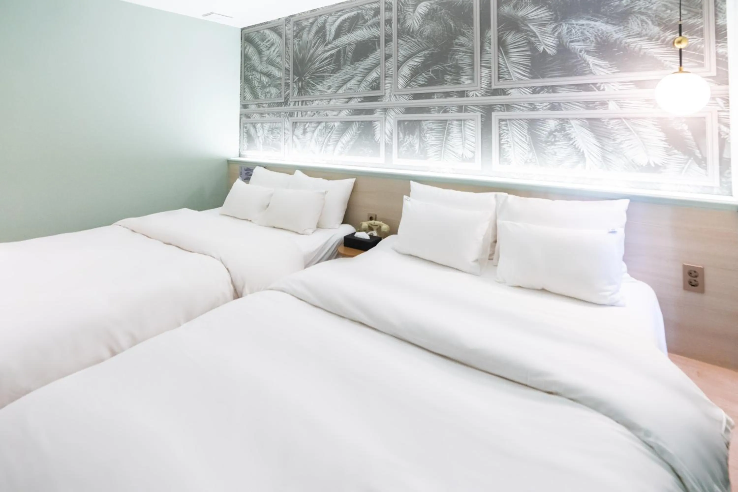 Bed in Hotel Ippda Wonju