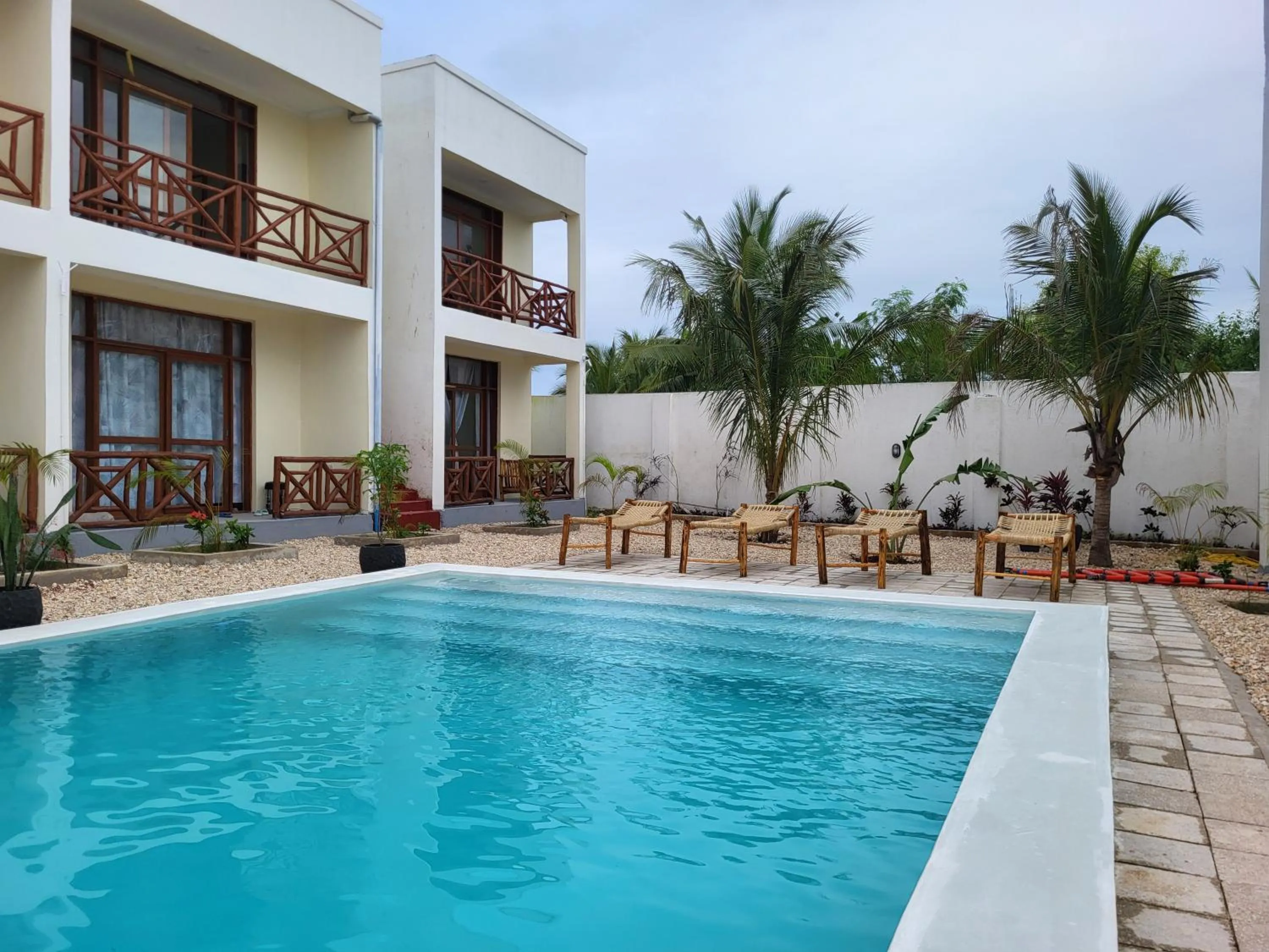 Pool view in Andy's Inn