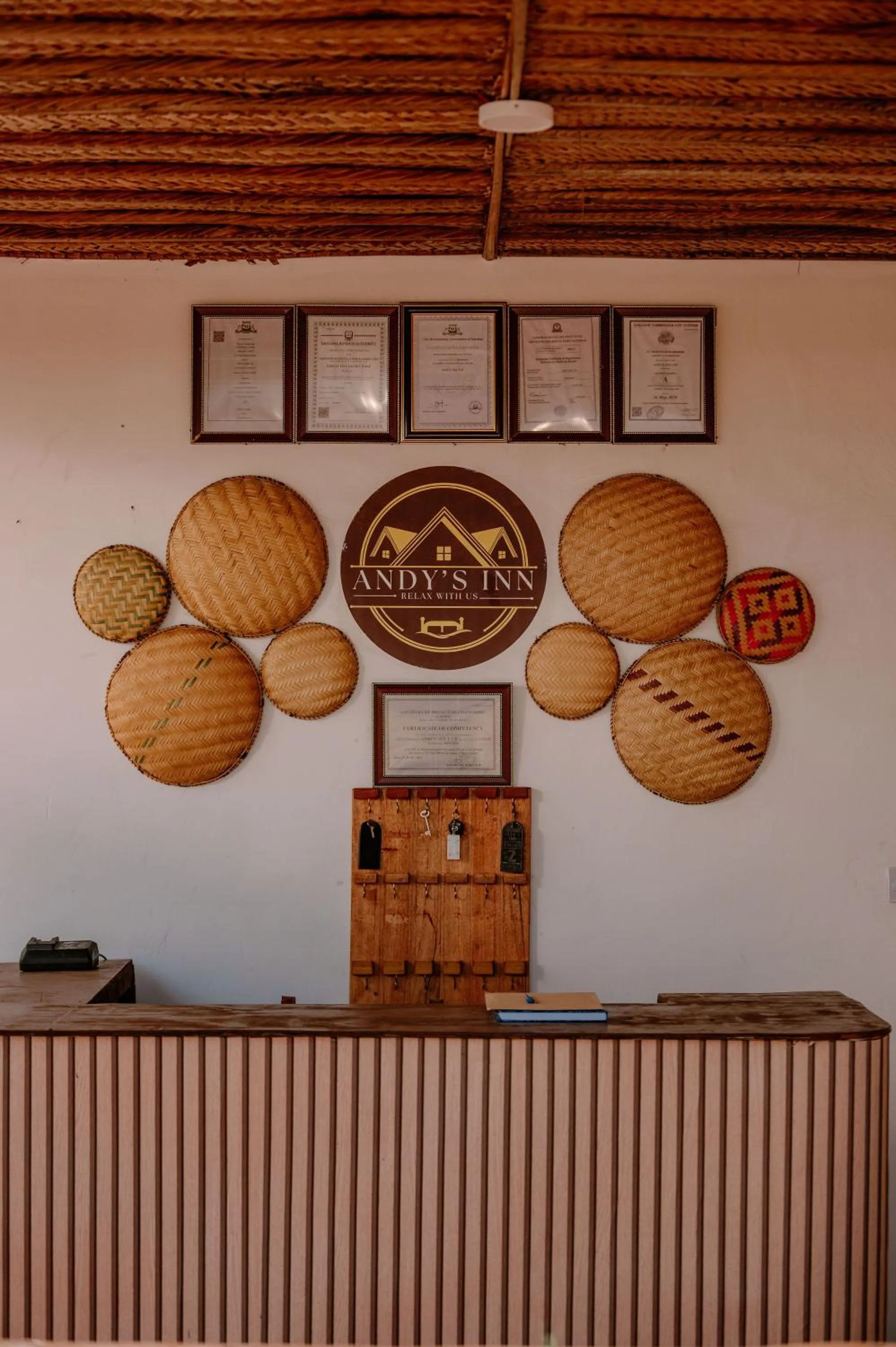 Lobby or reception in Andy's Inn