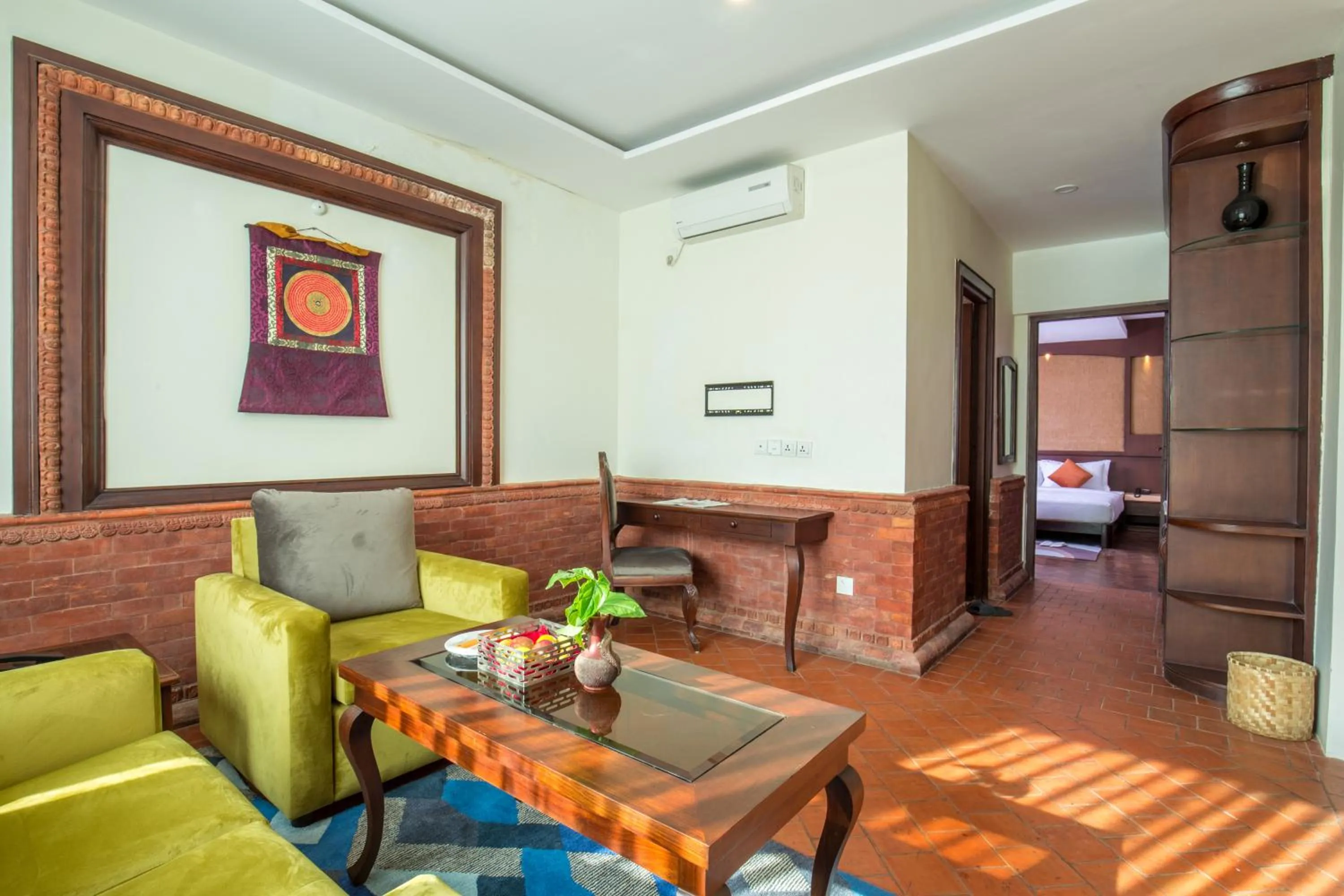 Seating area in Dahlia Boutique Hotel