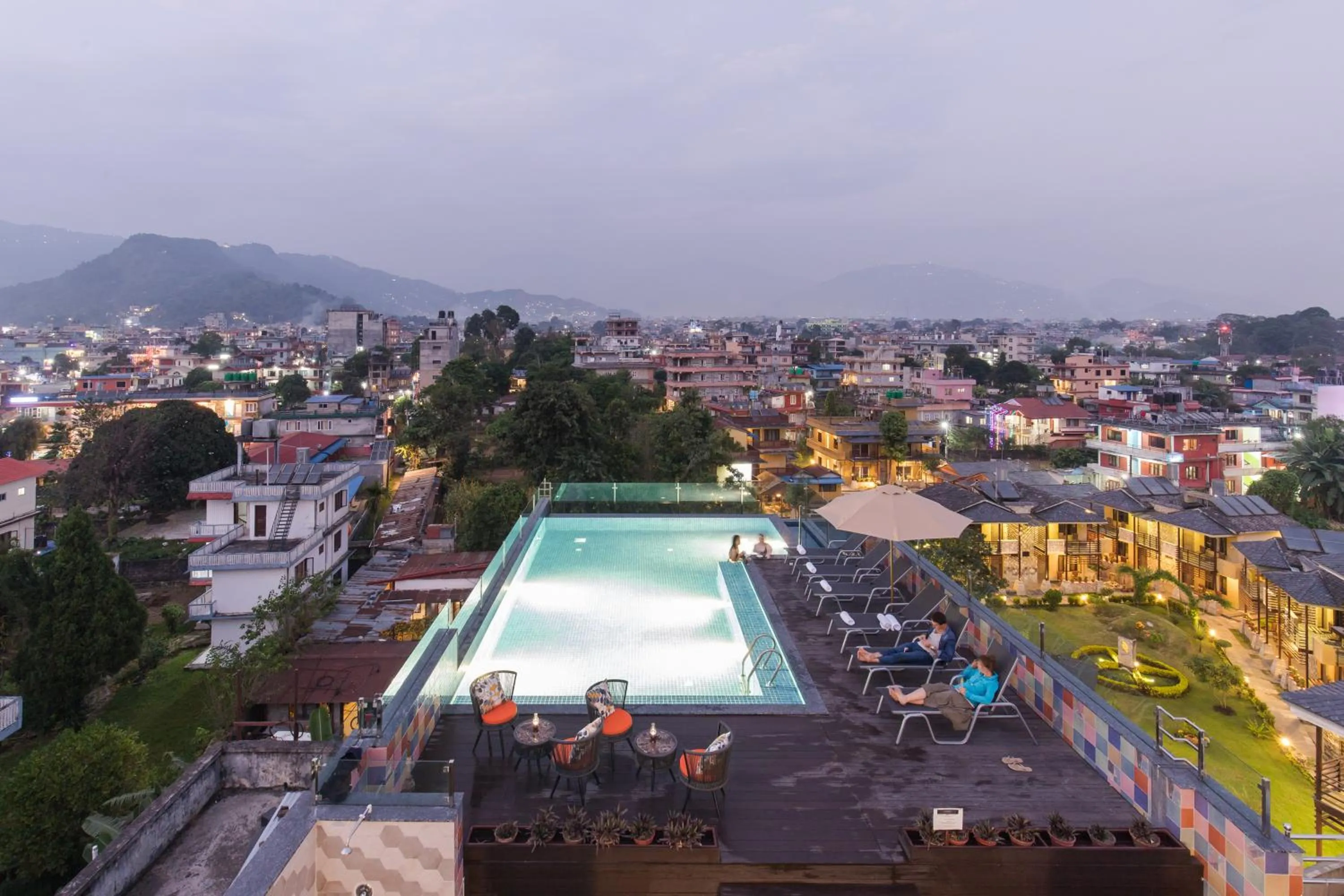 Swimming pool in Dahlia Boutique Hotel