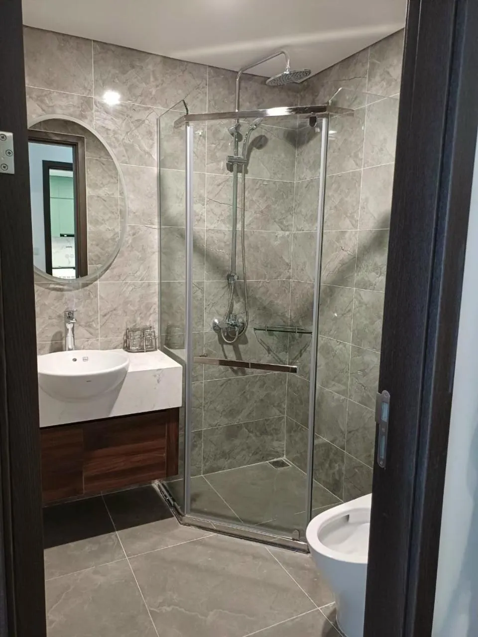 Shower in Holiday Hotel