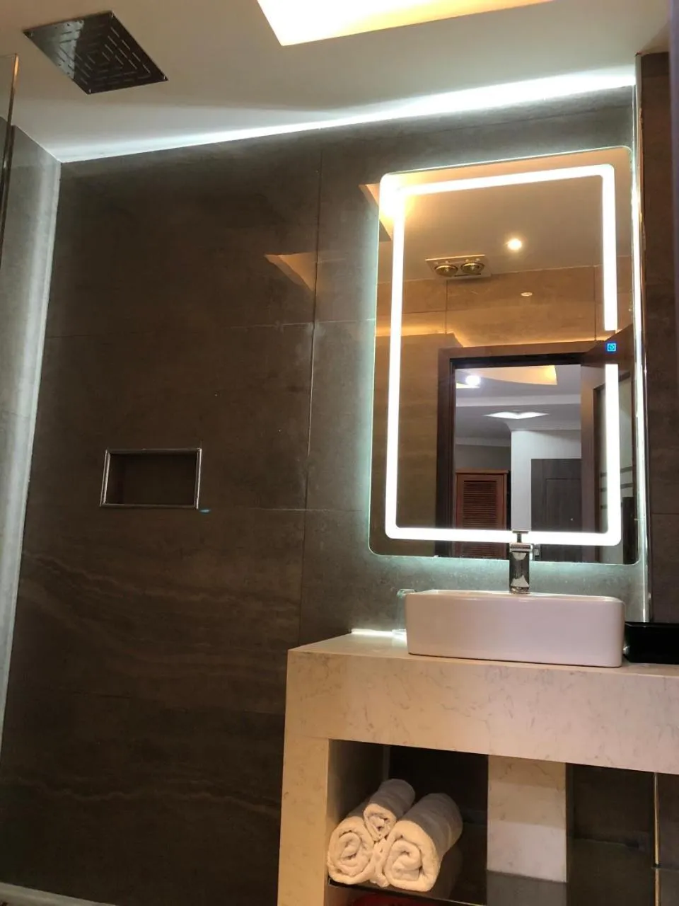 Shower in Holiday Hotel