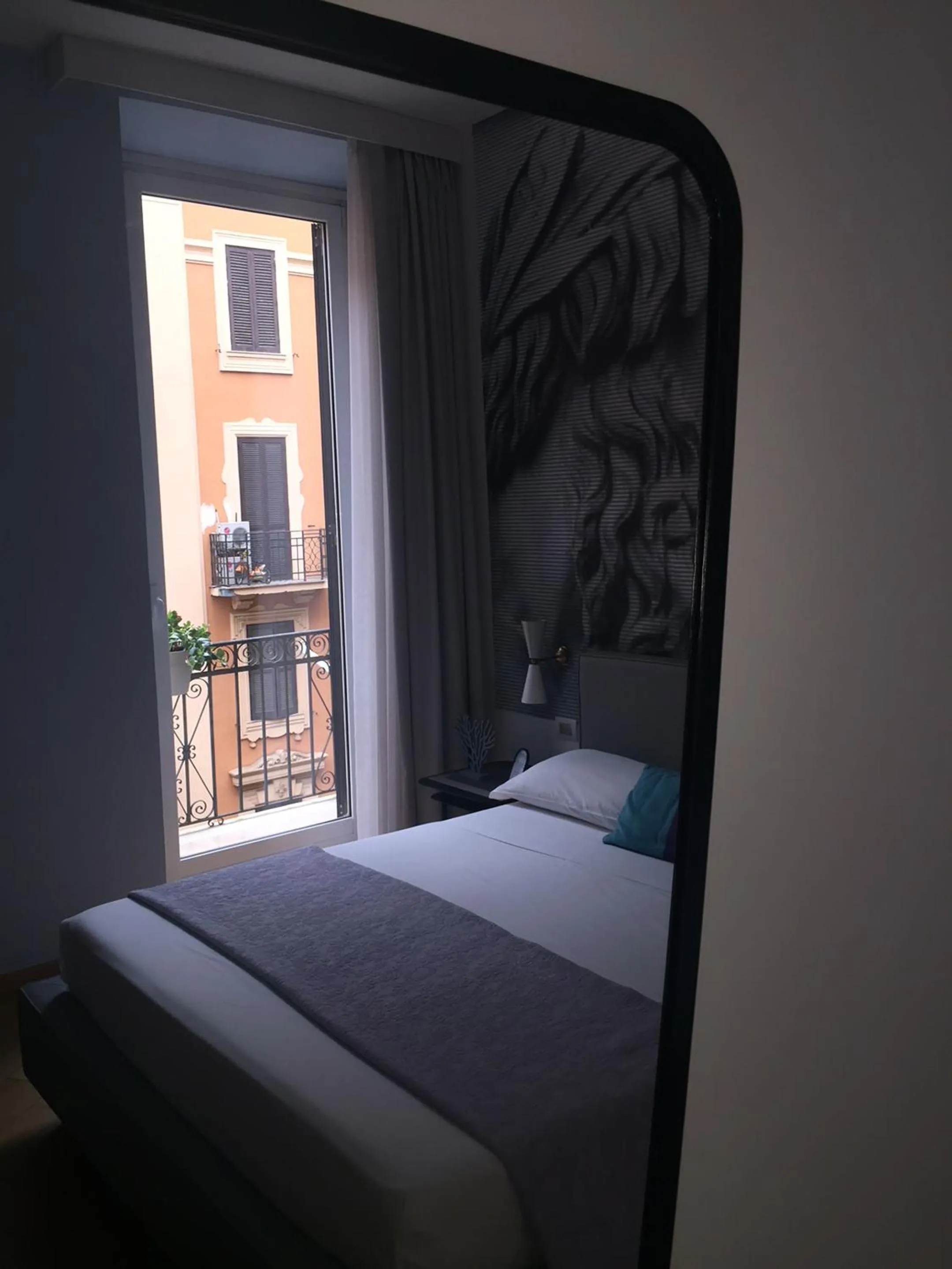 Balcony/Terrace, Bed in Milizie 76 Gallery