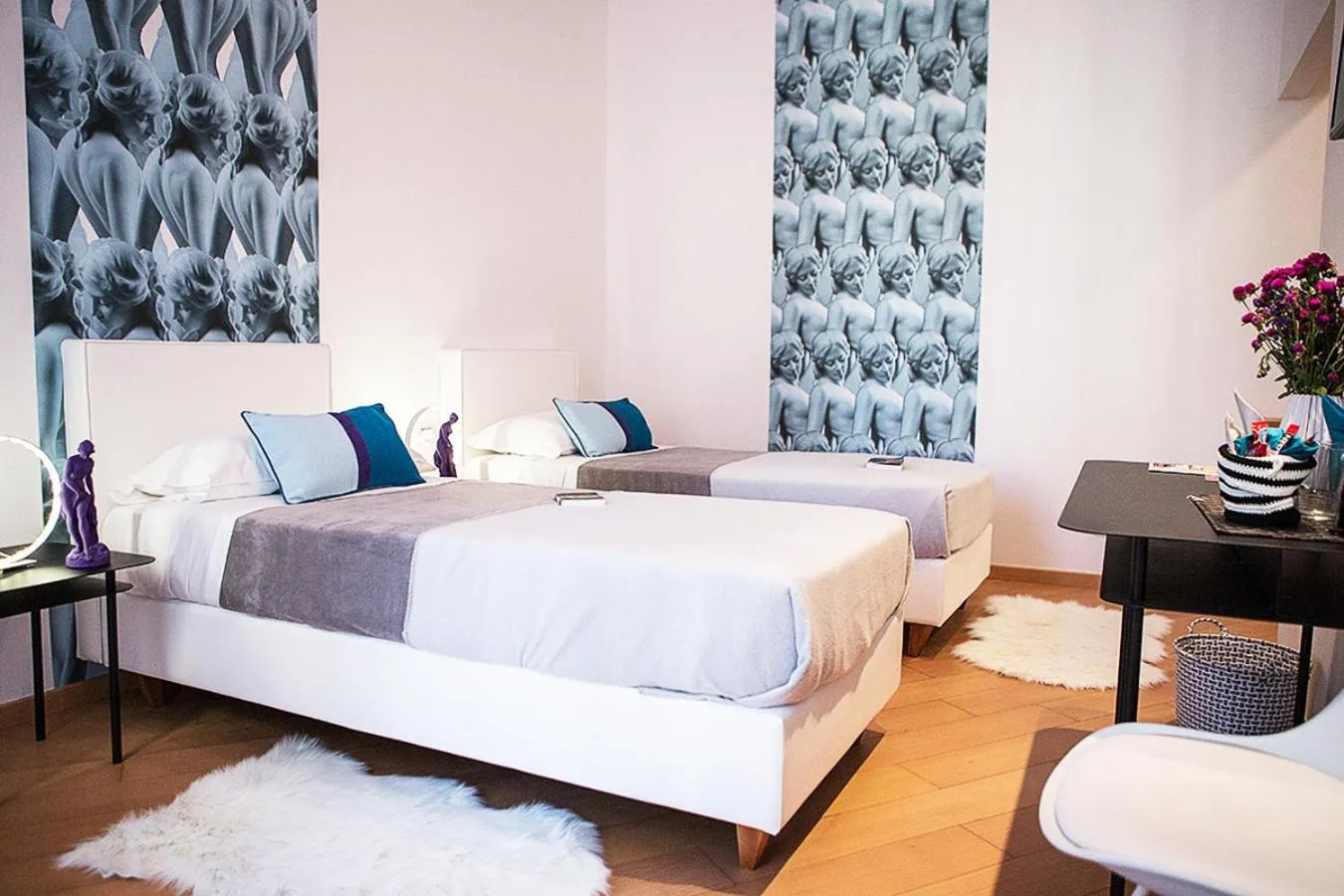 Photo of the whole room, Bed in Milizie 76 Gallery