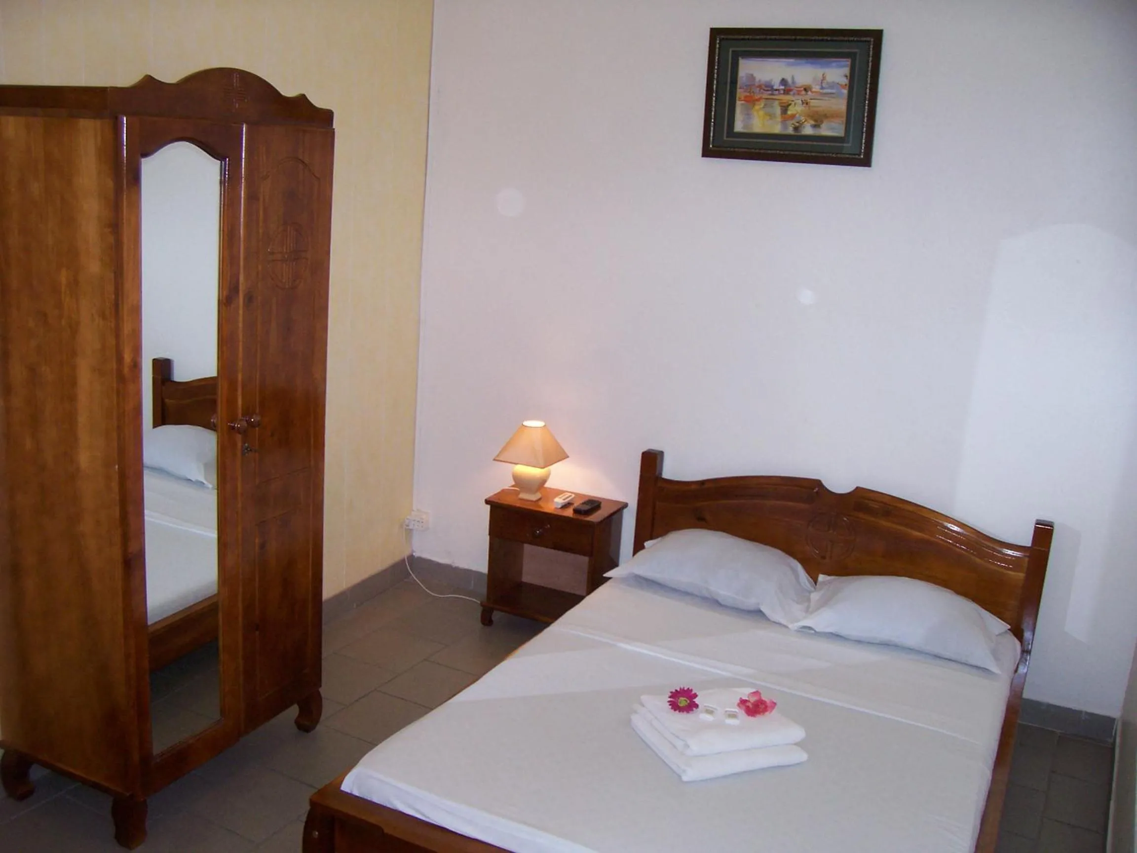 Bed in Hôtel Le Nathania