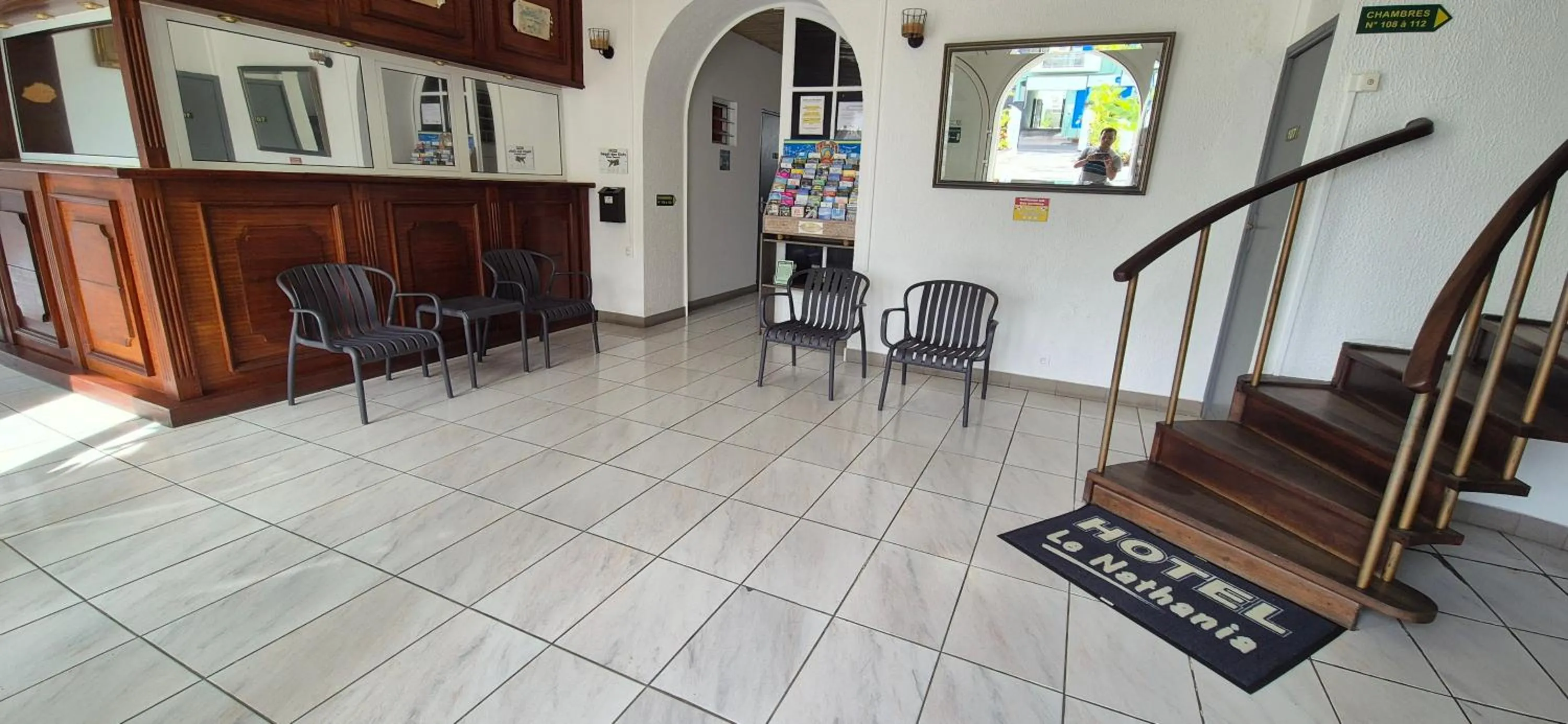 Lobby or reception in Hôtel Le Nathania