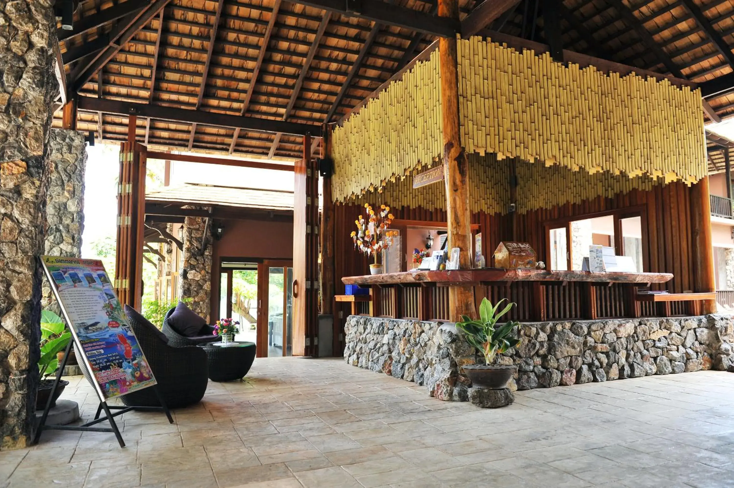 Lobby or reception in Koh Tao Beach Club Lobby or reception in Koh Tao Beach Club