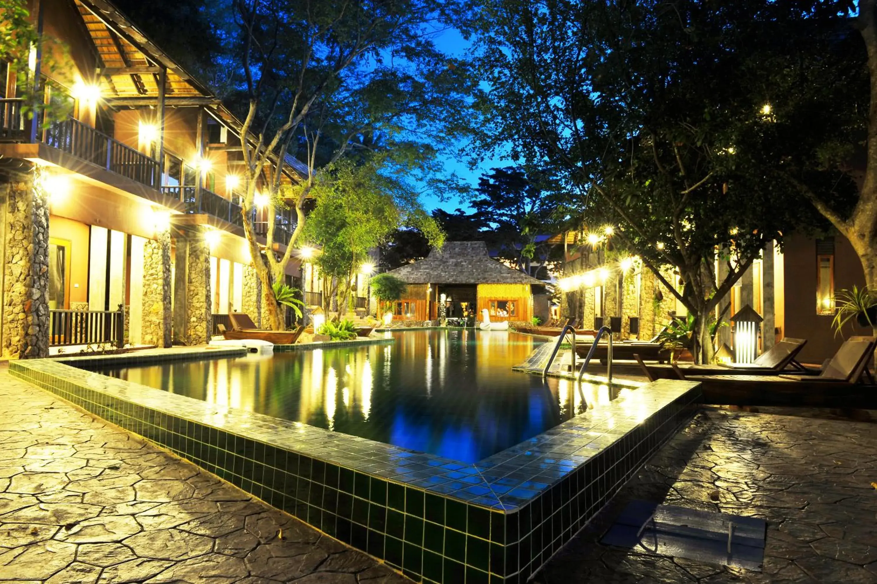 Swimming pool in Koh Tao Beach Club Swimming pool in Koh Tao Beach Club
