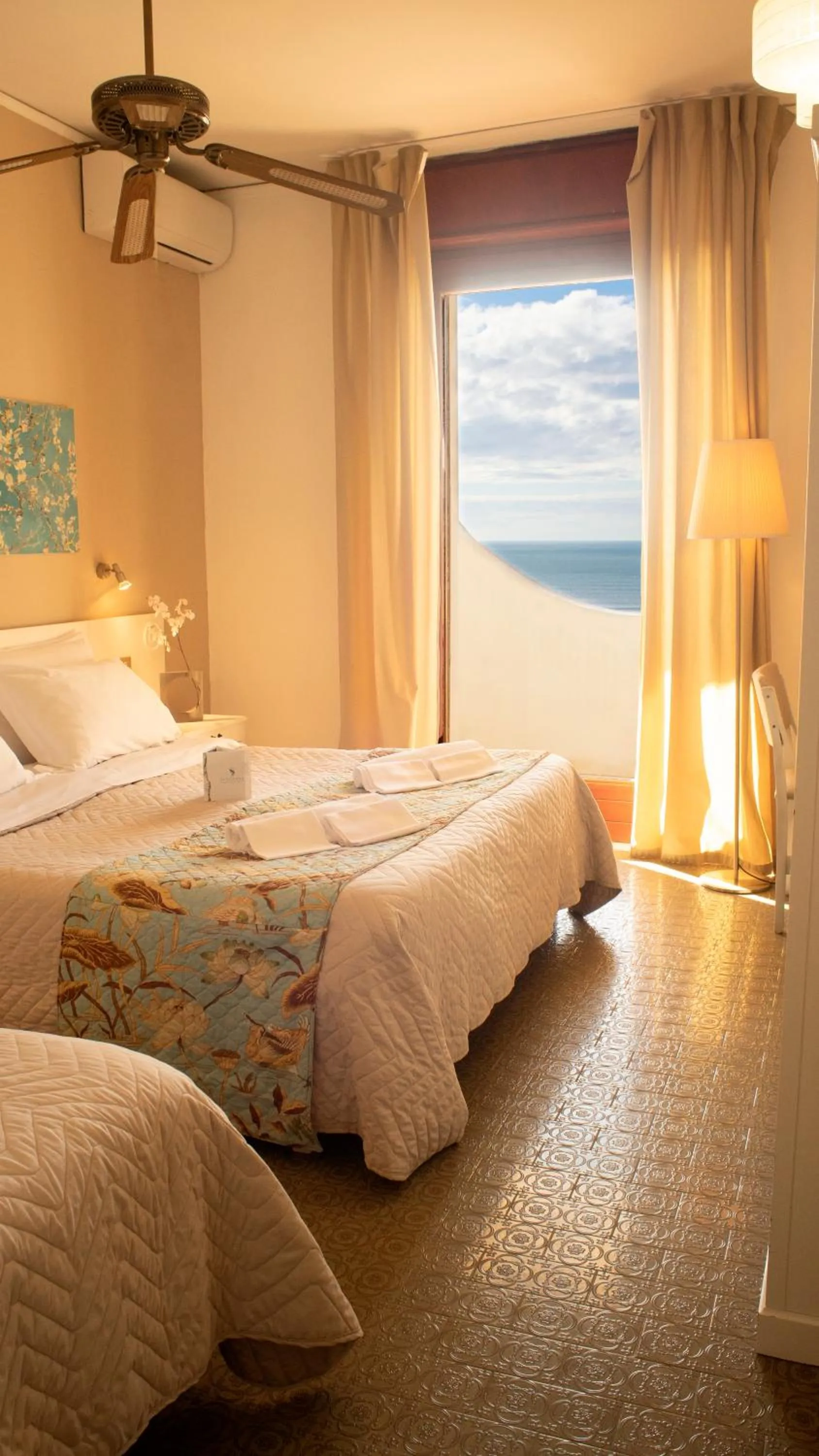 Bed in Hotel Sinuessa Terme