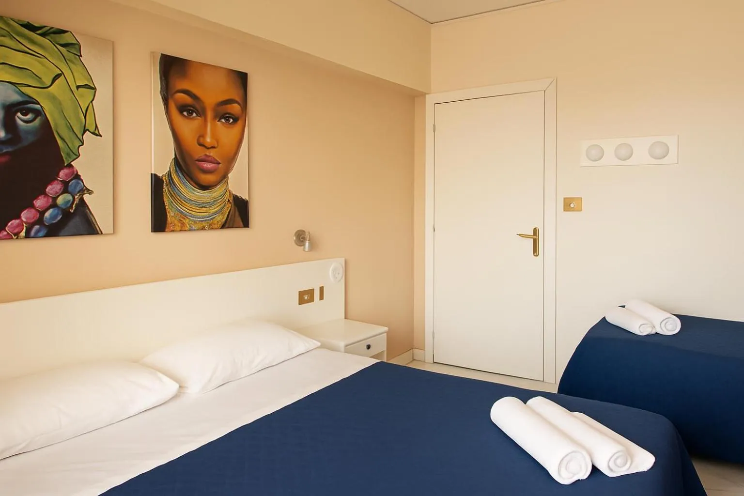 Bed in Hotel Sinuessa Terme