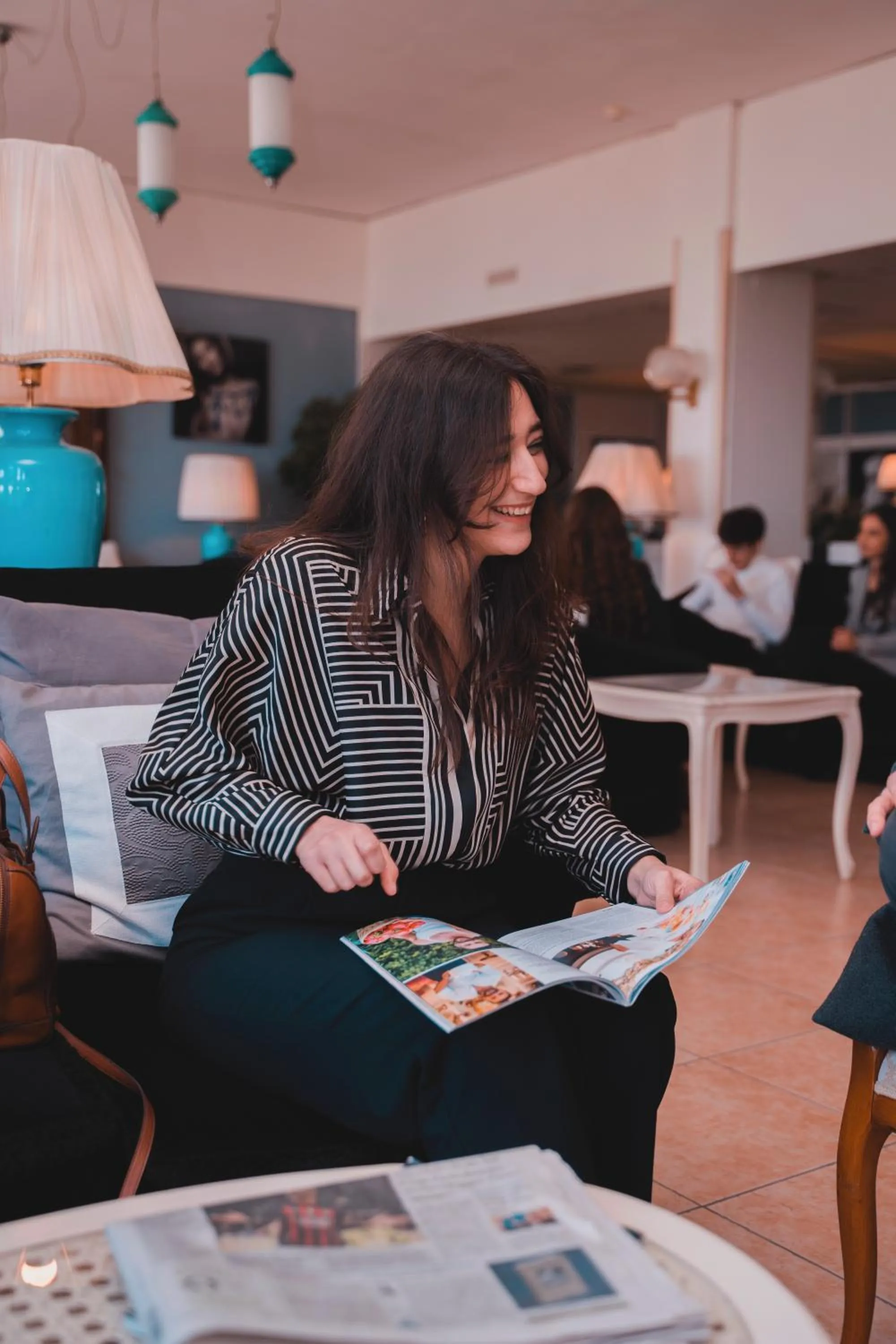 Lobby or reception in Hotel Sinuessa Terme