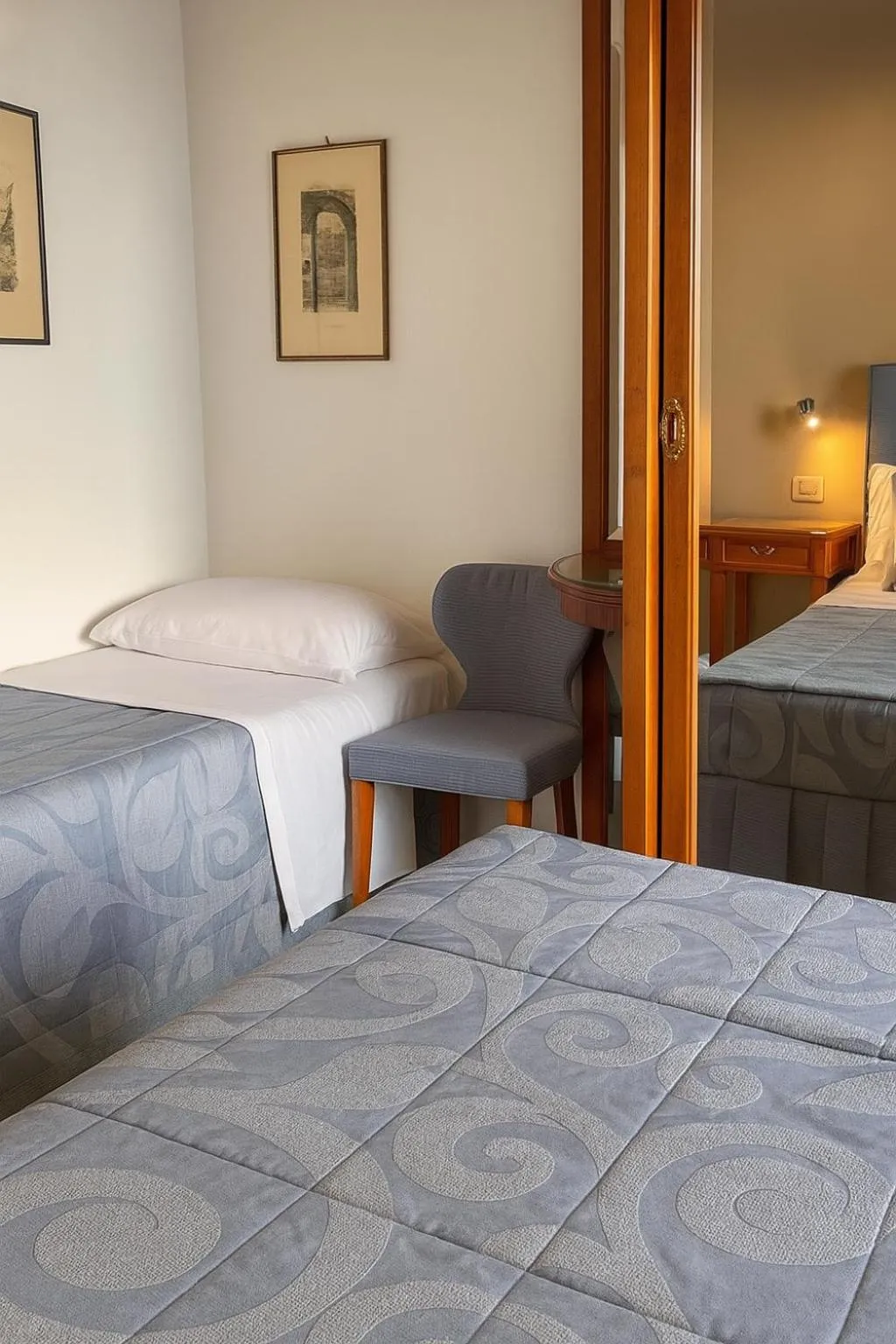 Bed in Hotel Sinuessa Terme