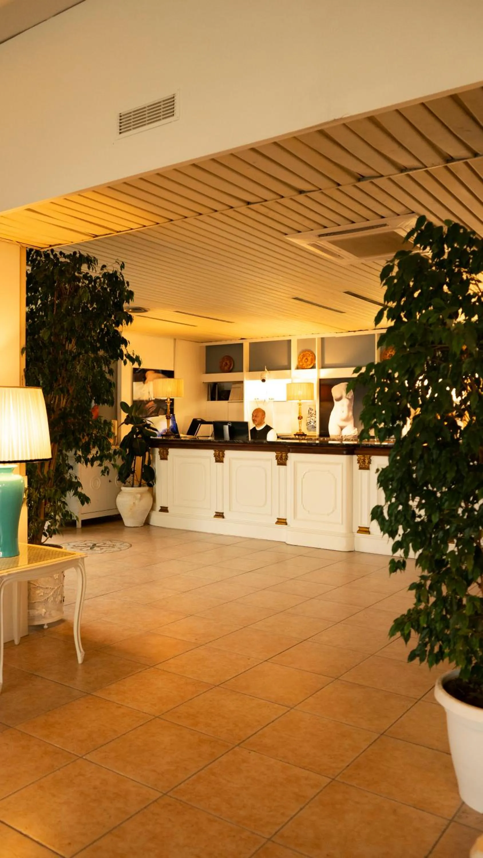 Lobby or reception in Hotel Sinuessa Terme