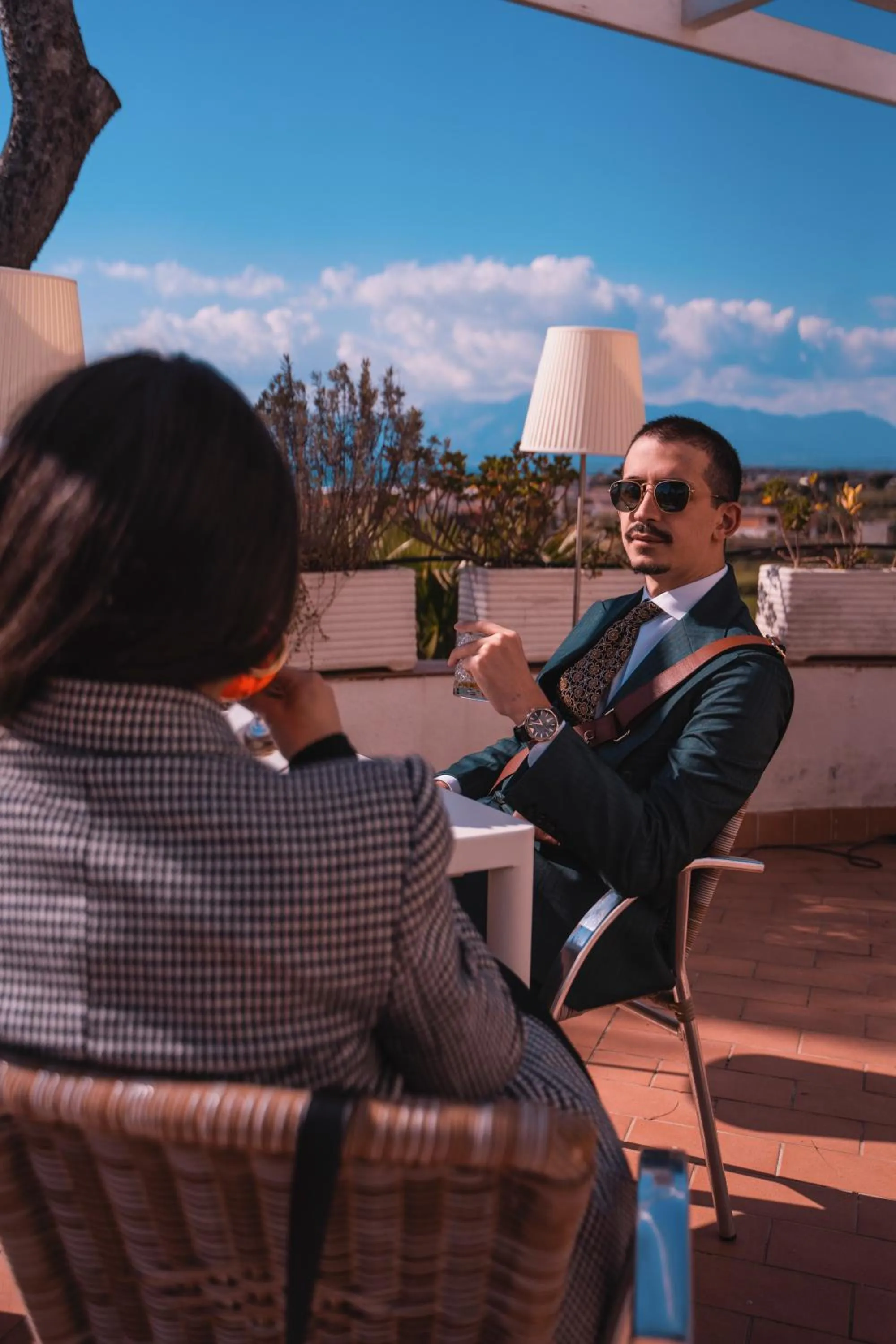 Balcony/Terrace in Hotel Sinuessa Terme