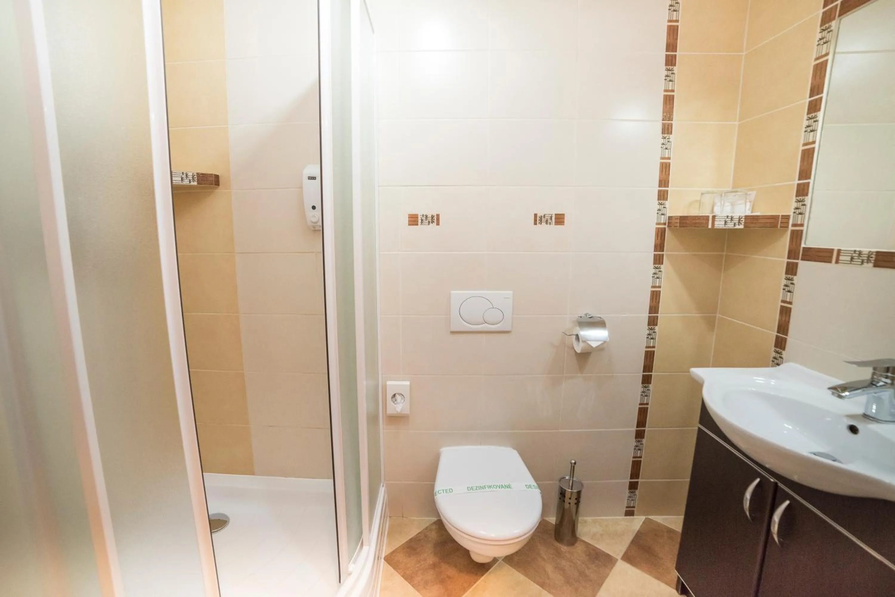 Bathroom in Hotel Alfa