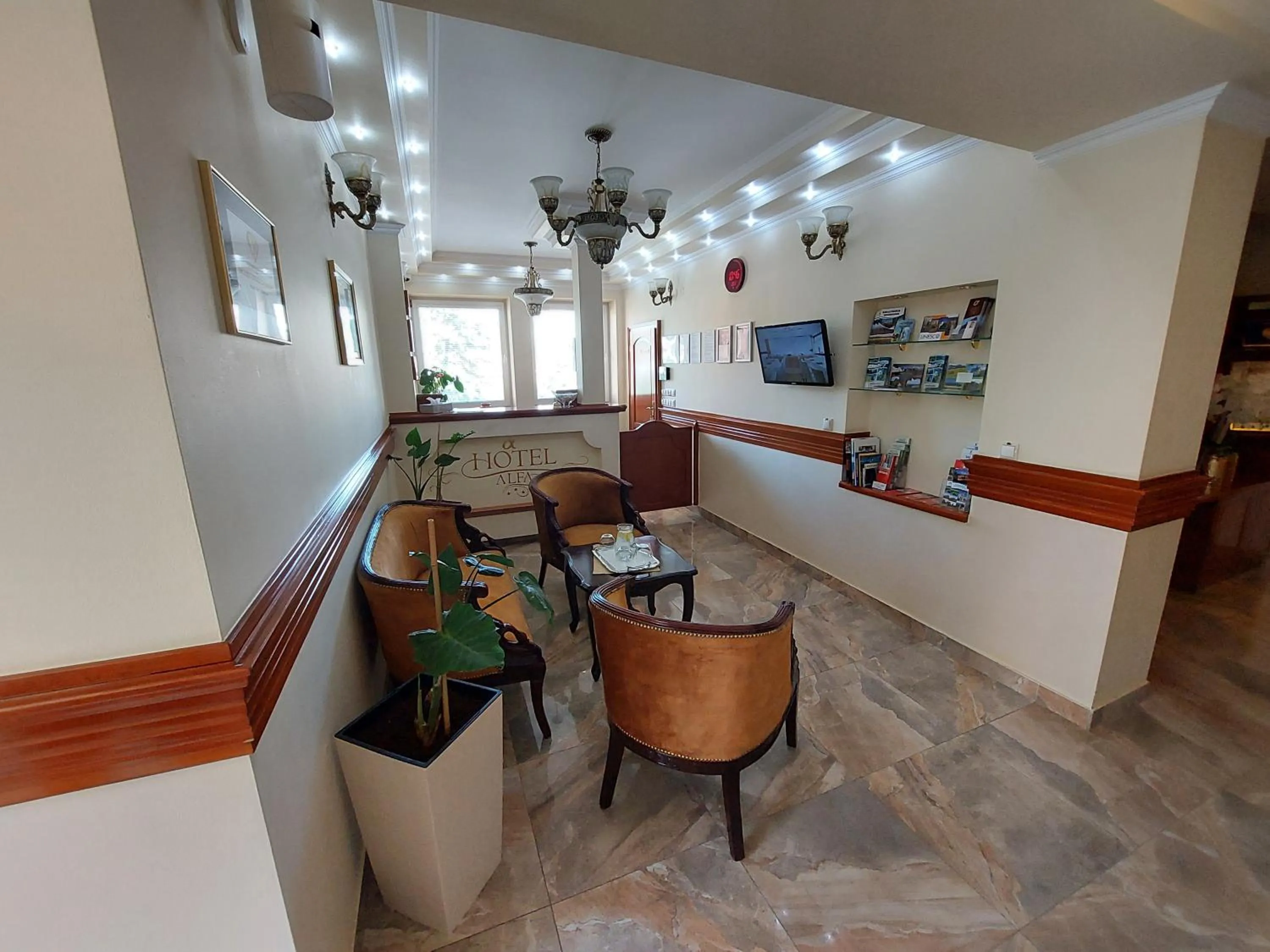 Lobby or reception in Hotel Alfa