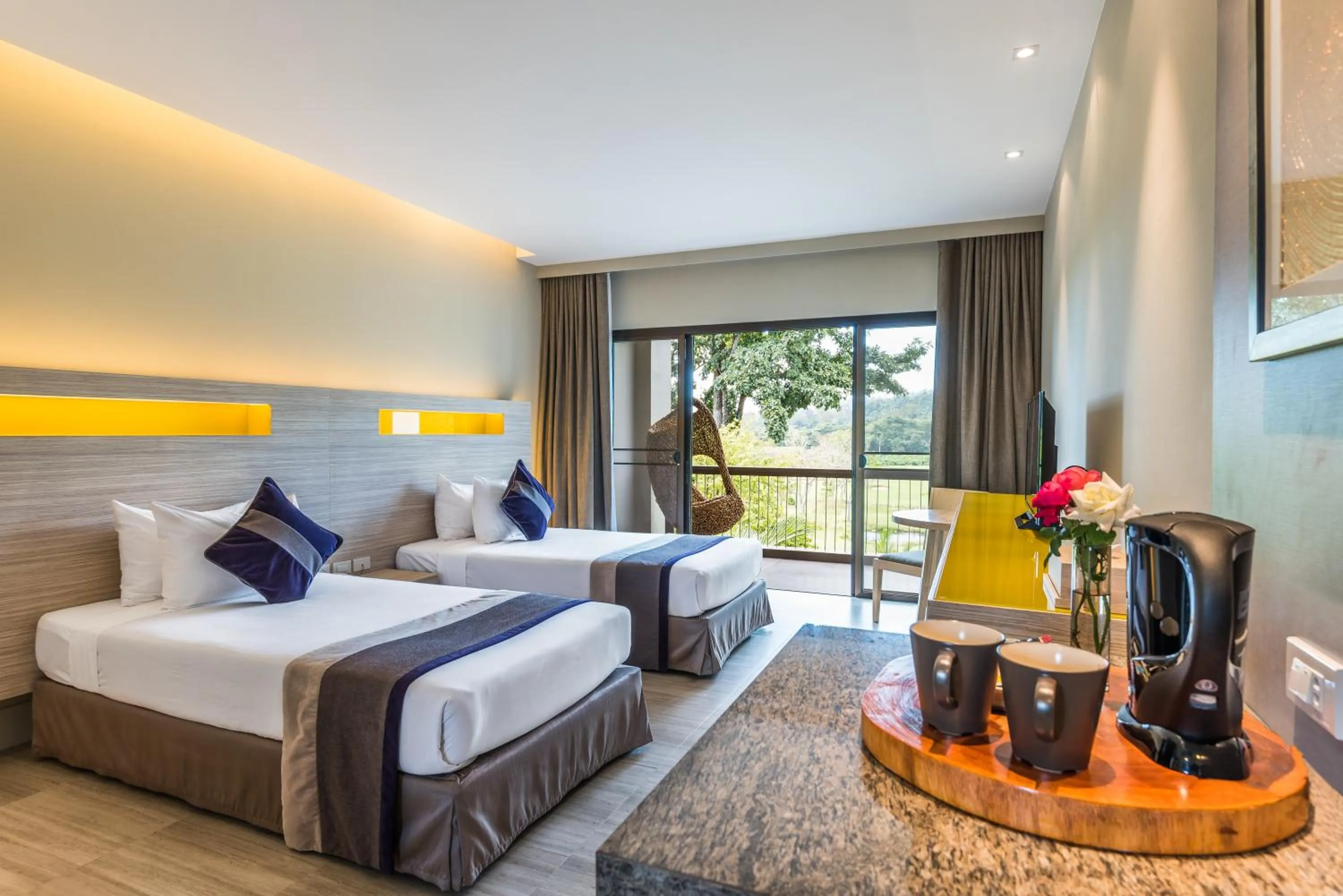 Bed in Chatrium Golf Resort Soi Dao Chanthaburi