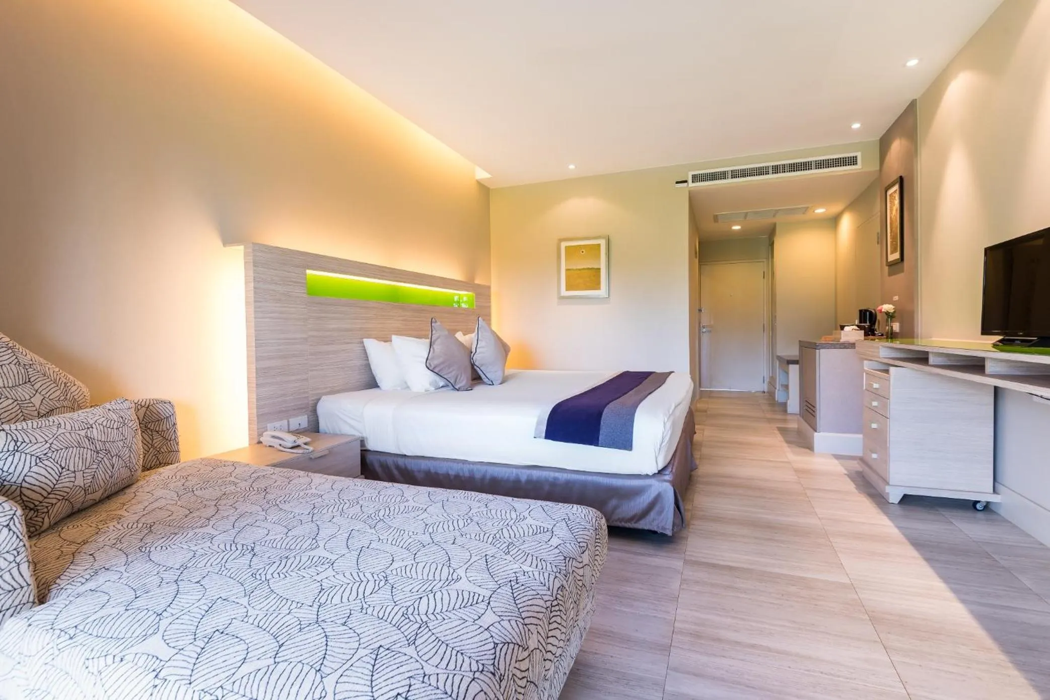 Bed in Chatrium Golf Resort Soi Dao Chanthaburi