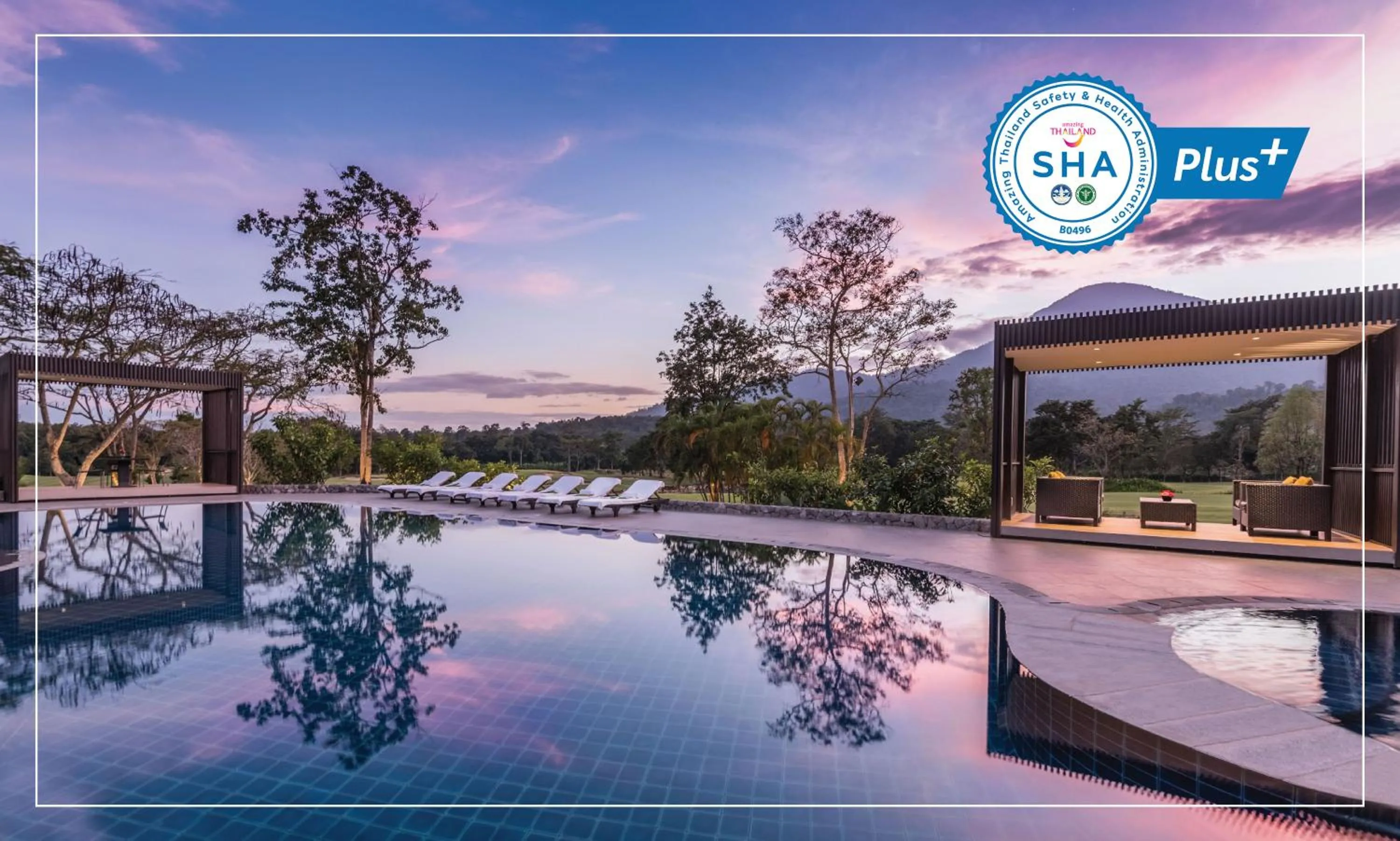 Logo/Certificate/Sign in Chatrium Golf Resort Soi Dao Chanthaburi