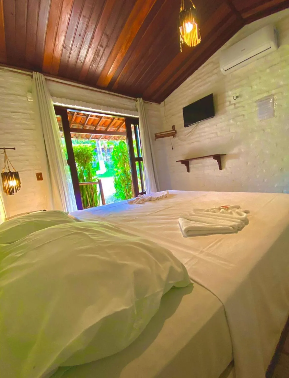 Bed in Pousada Praia da Pipa