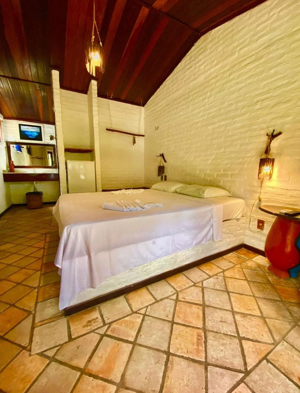 Bed in Pousada Praia da Pipa