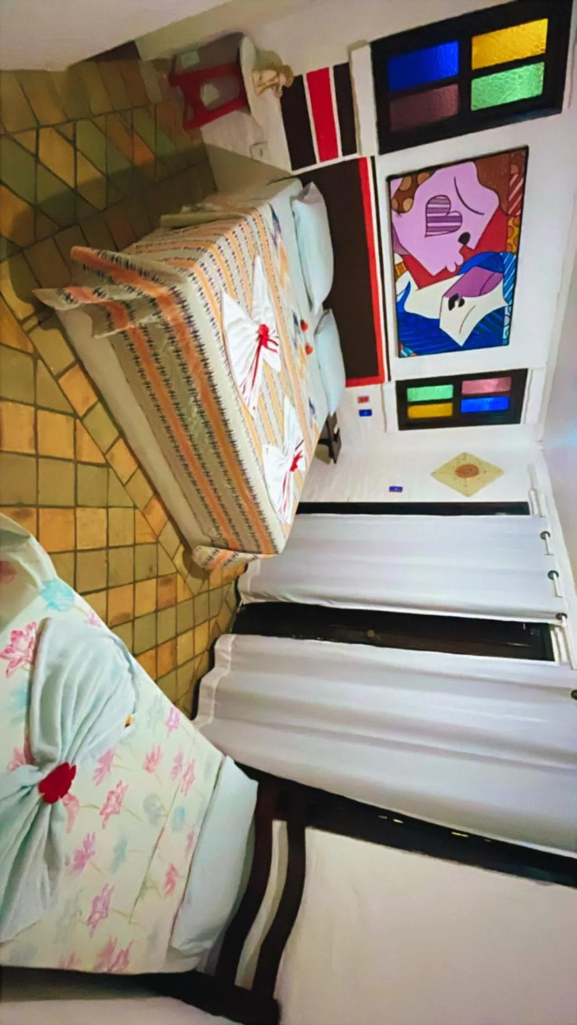Bed in Pousada Praia da Pipa