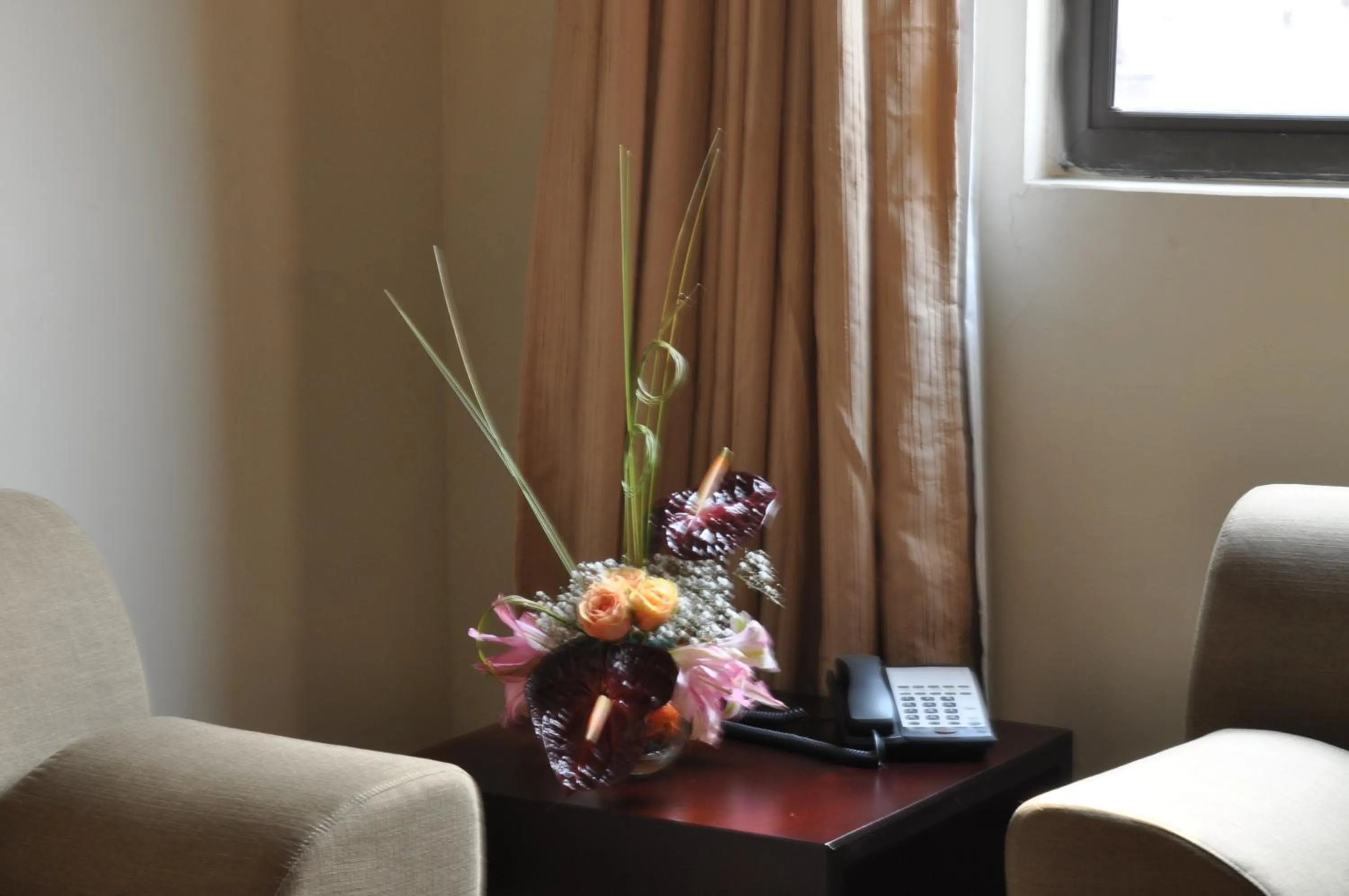 Living room in Hotel Royal Kinshasa