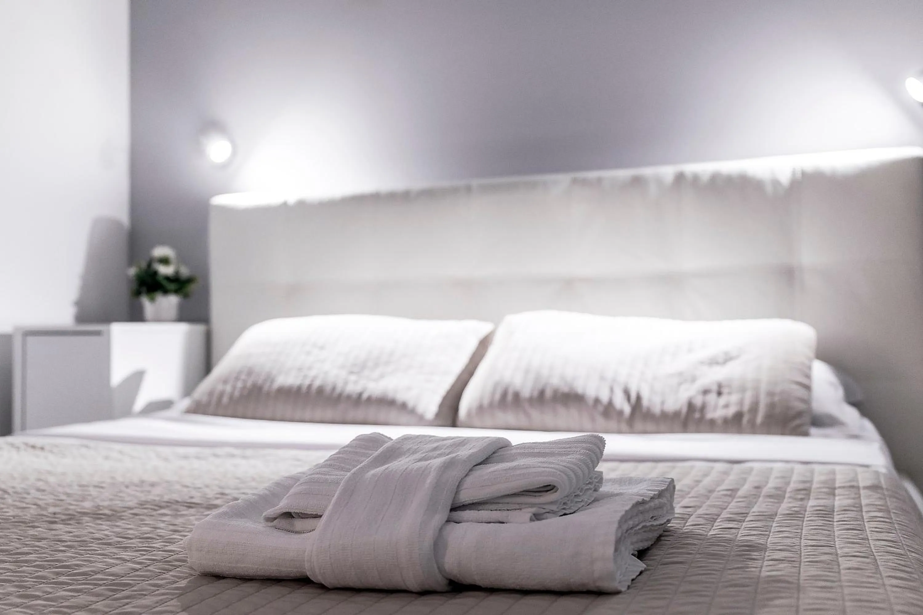 Decorative detail, Bed in Bella Roma Luxury Accommodation, Vatican City - Liberty Collection