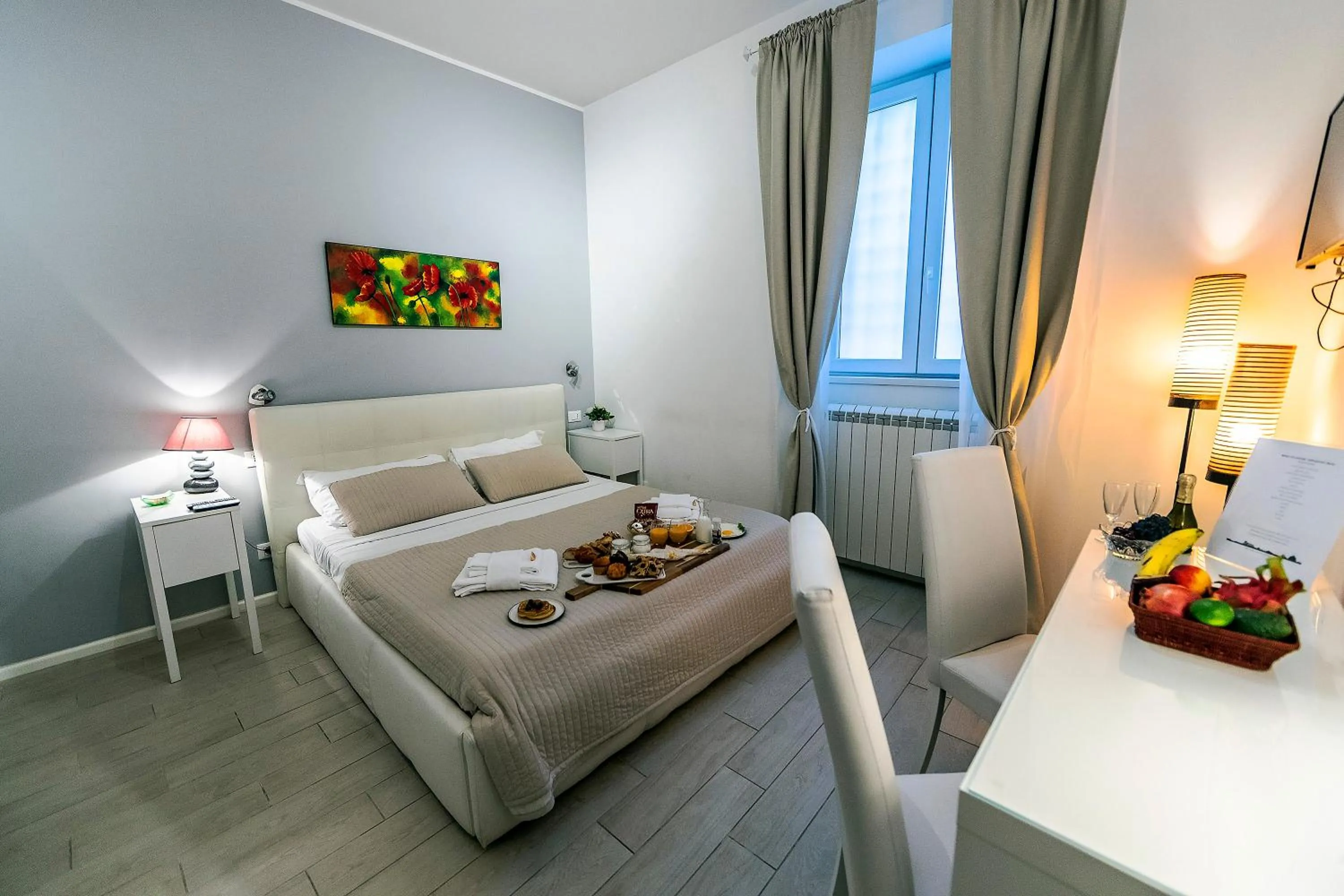 View (from property/room), Bed in Bella Roma Luxury Accommodation, Vatican City - Liberty Collection