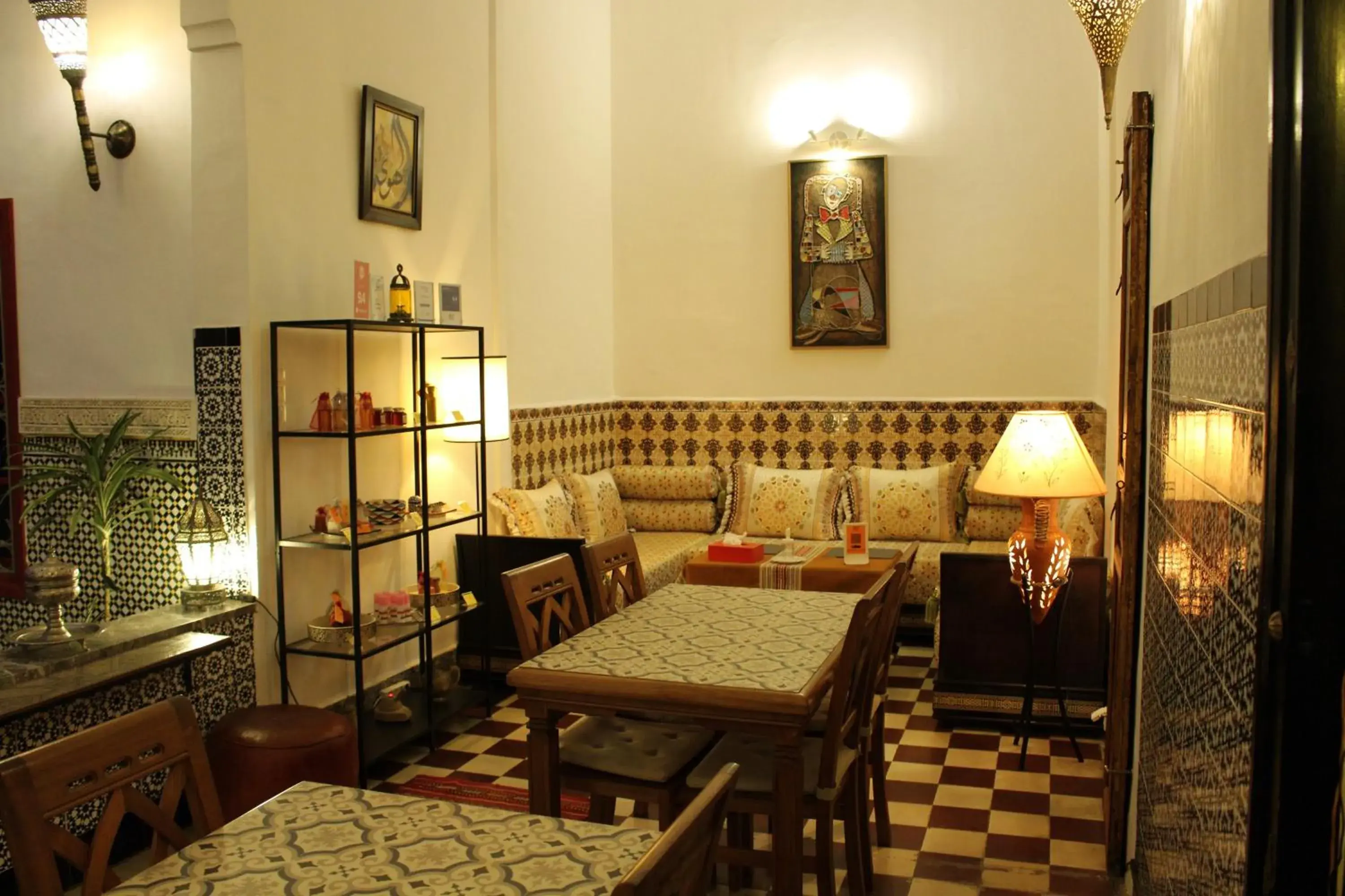 Living room in Riad Meftaha Living room in Riad Meftaha
