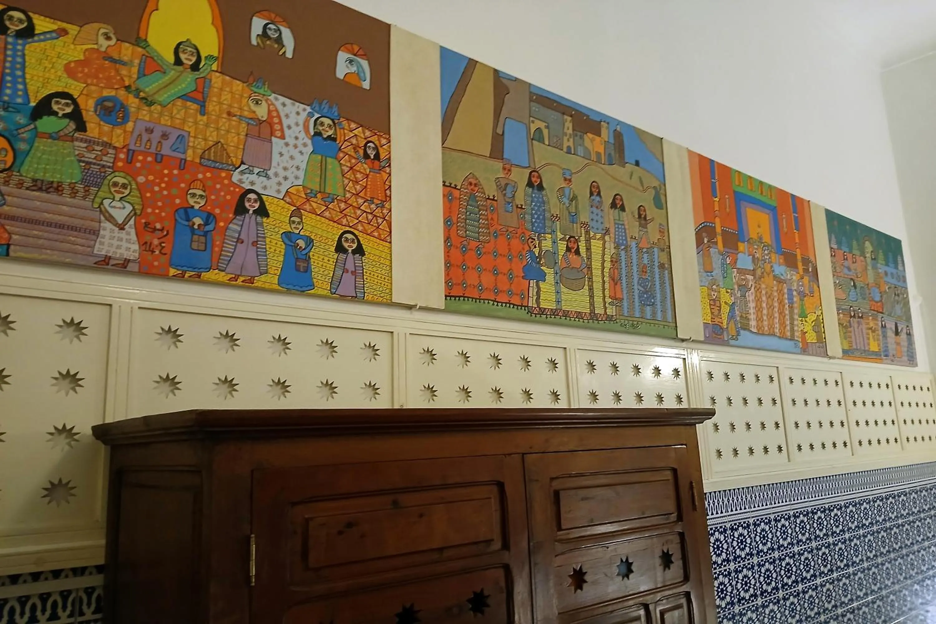 Decorative detail in Riad Meftaha