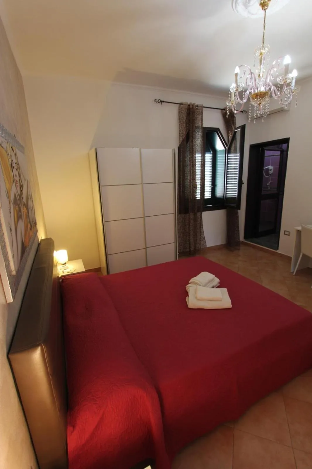 Bed in Villa Raggio di Sole parcheggio privato