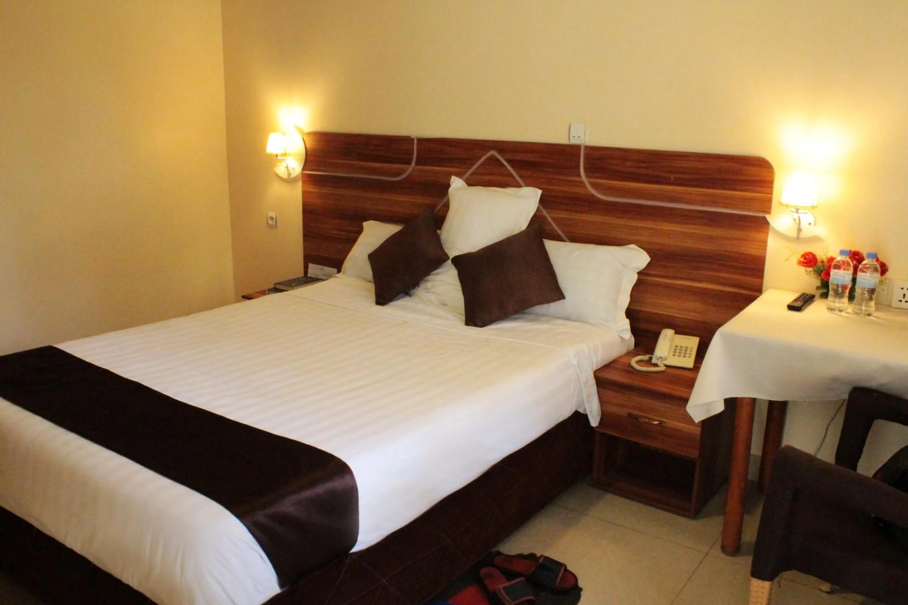 Bed in Dereva Hotel Rwamagana