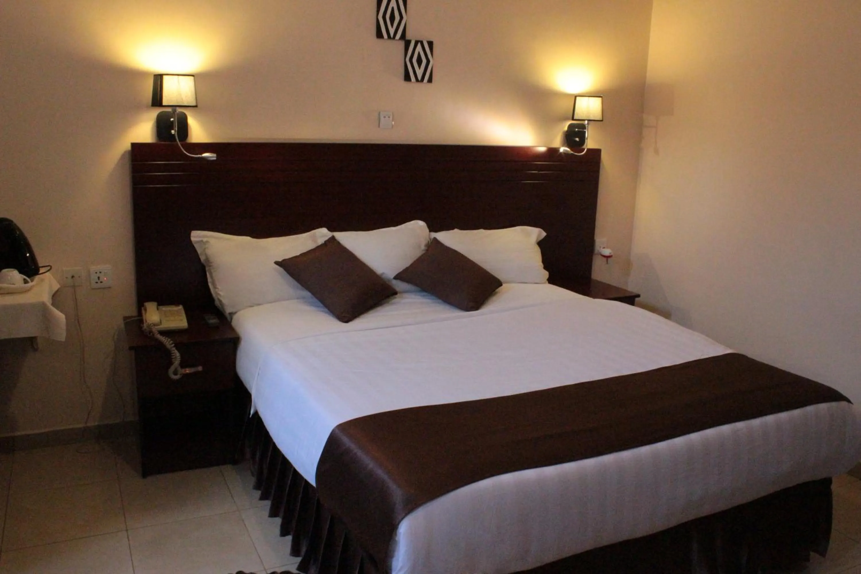 Bed in Dereva Hotel Rwamagana