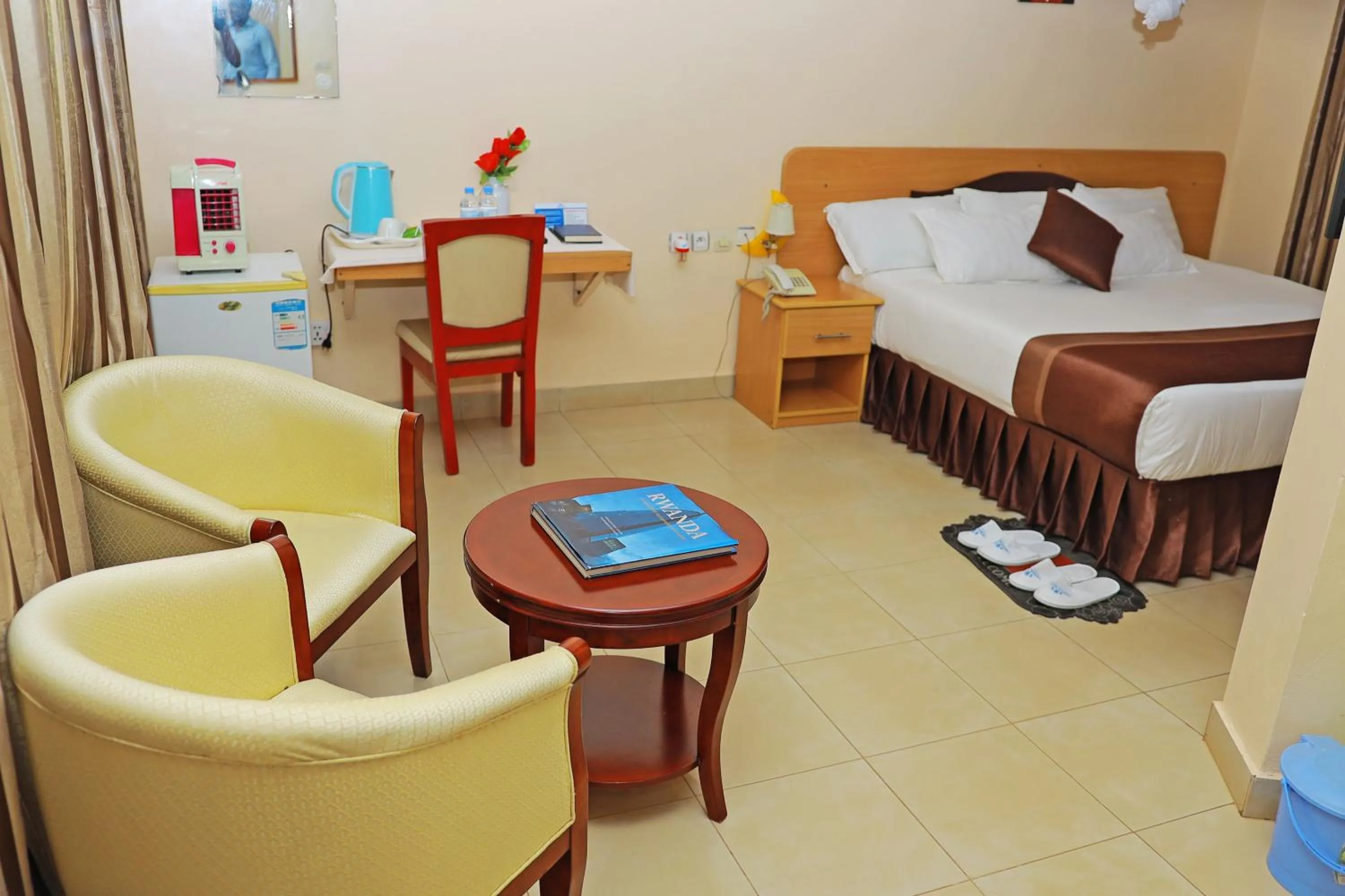 Bed in Dereva Hotel Rwamagana