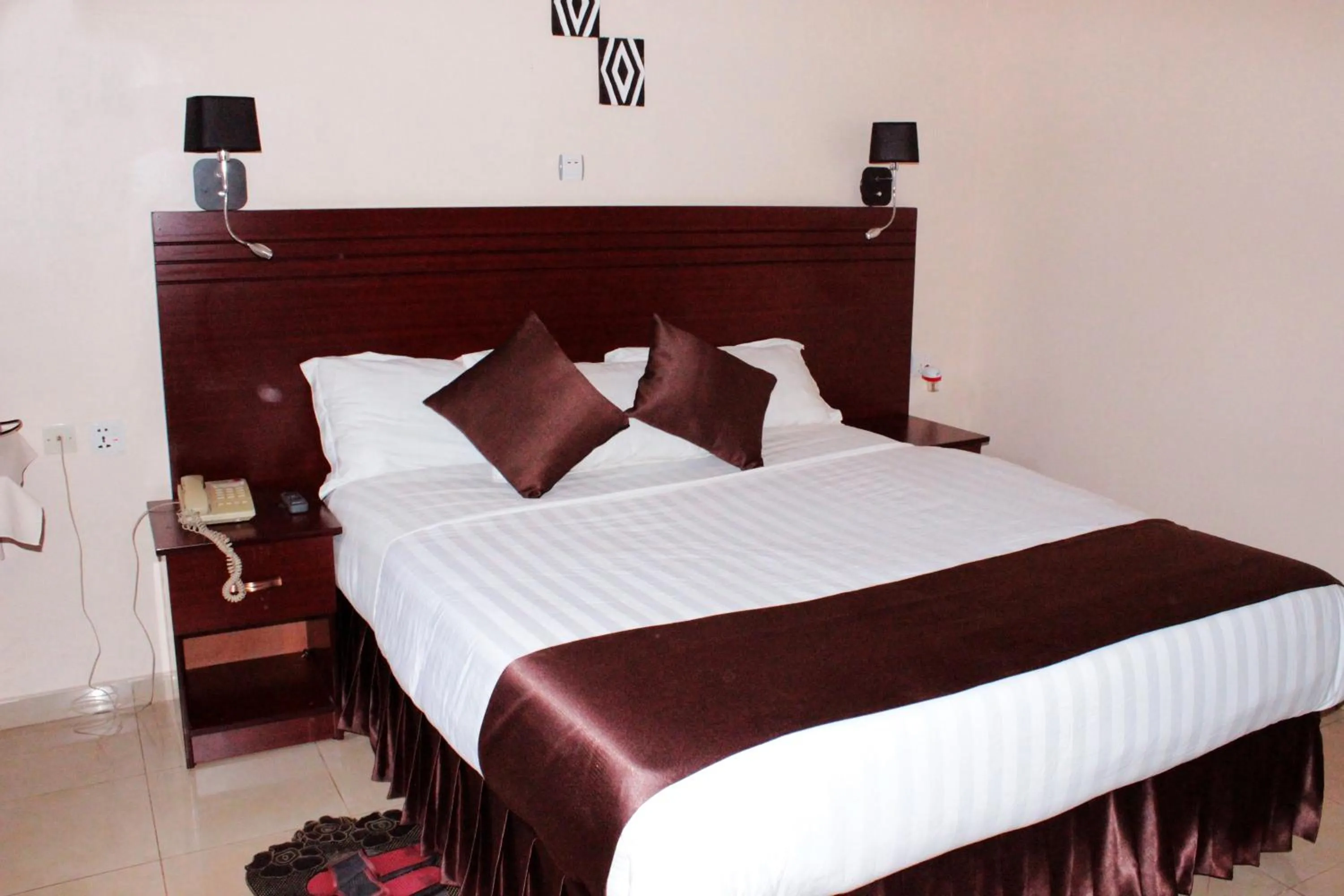 Bed in Dereva Hotel Rwamagana