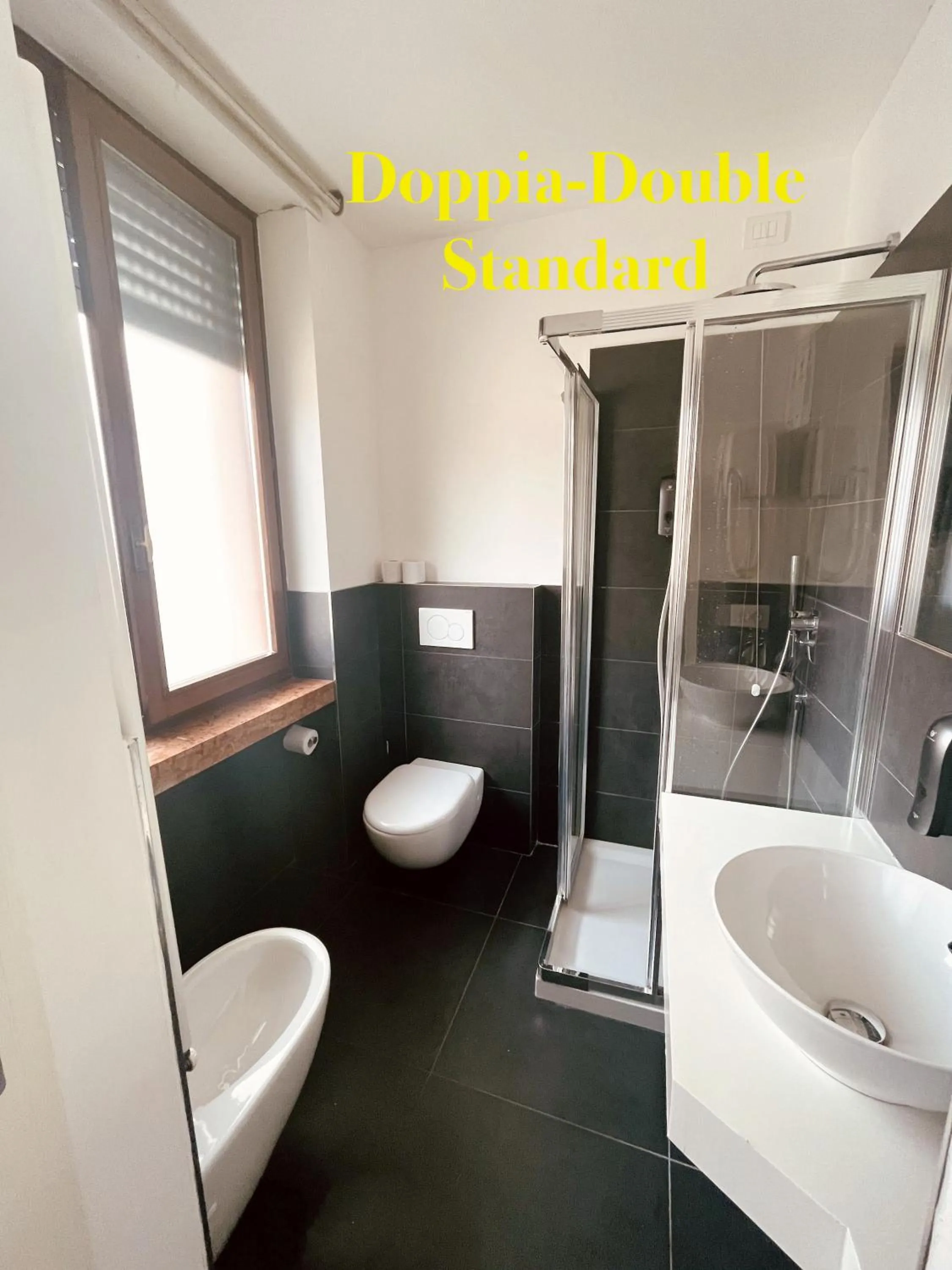 Shower in DiMoras house Verona