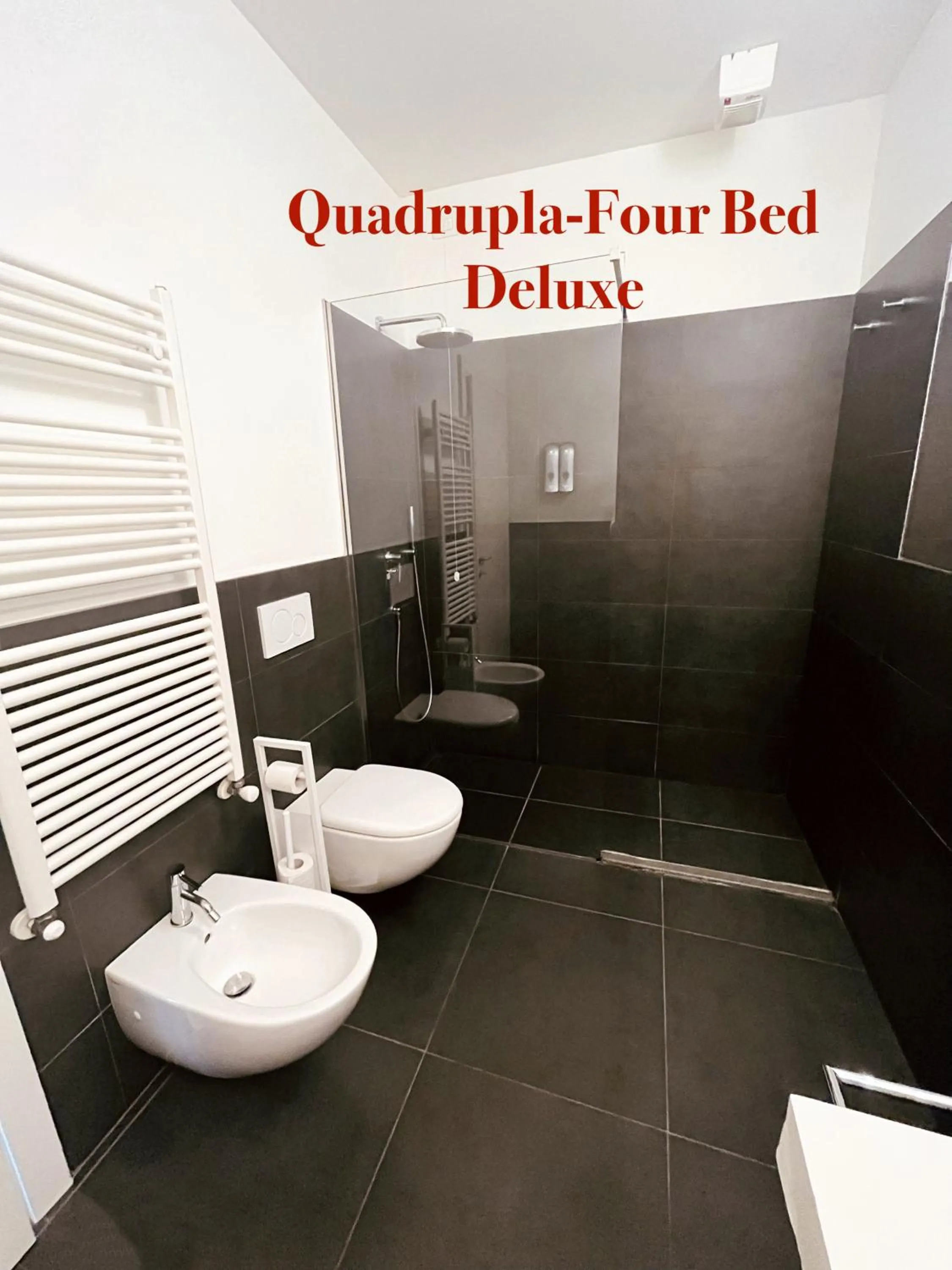 Shower in DiMoras house Verona