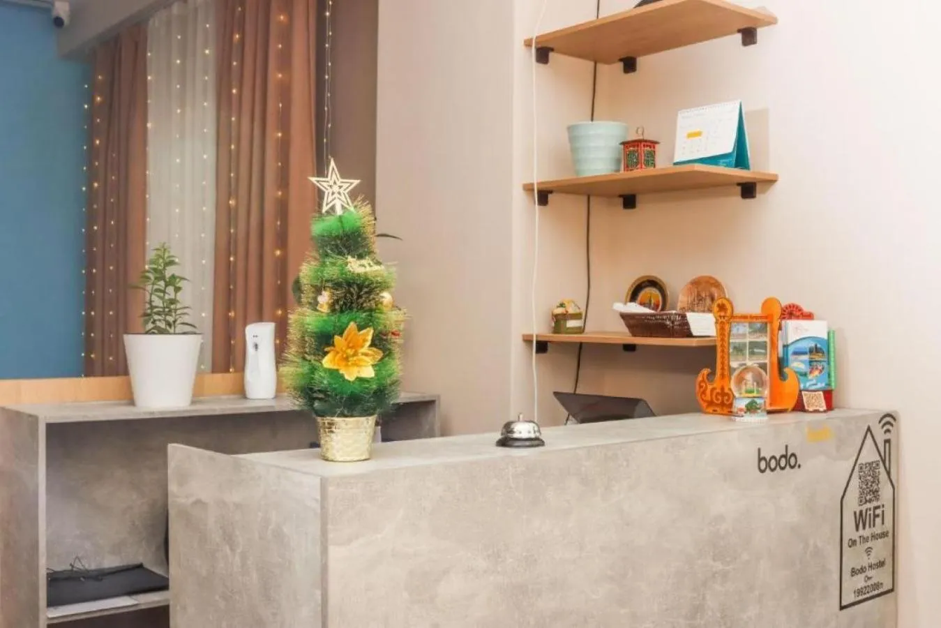 Lobby or reception in Bodo Hostel