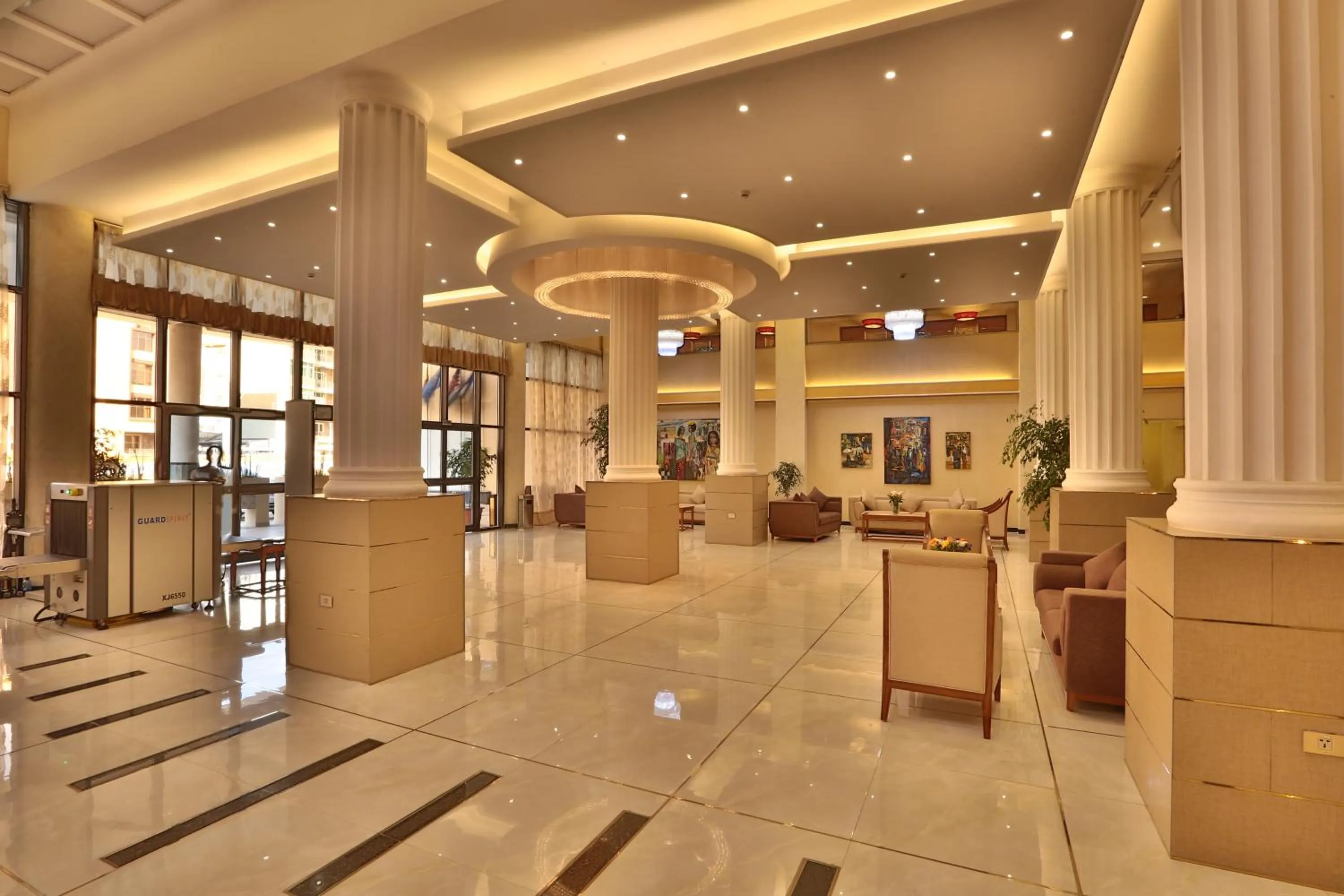 Lobby or reception in Getfam Hotel