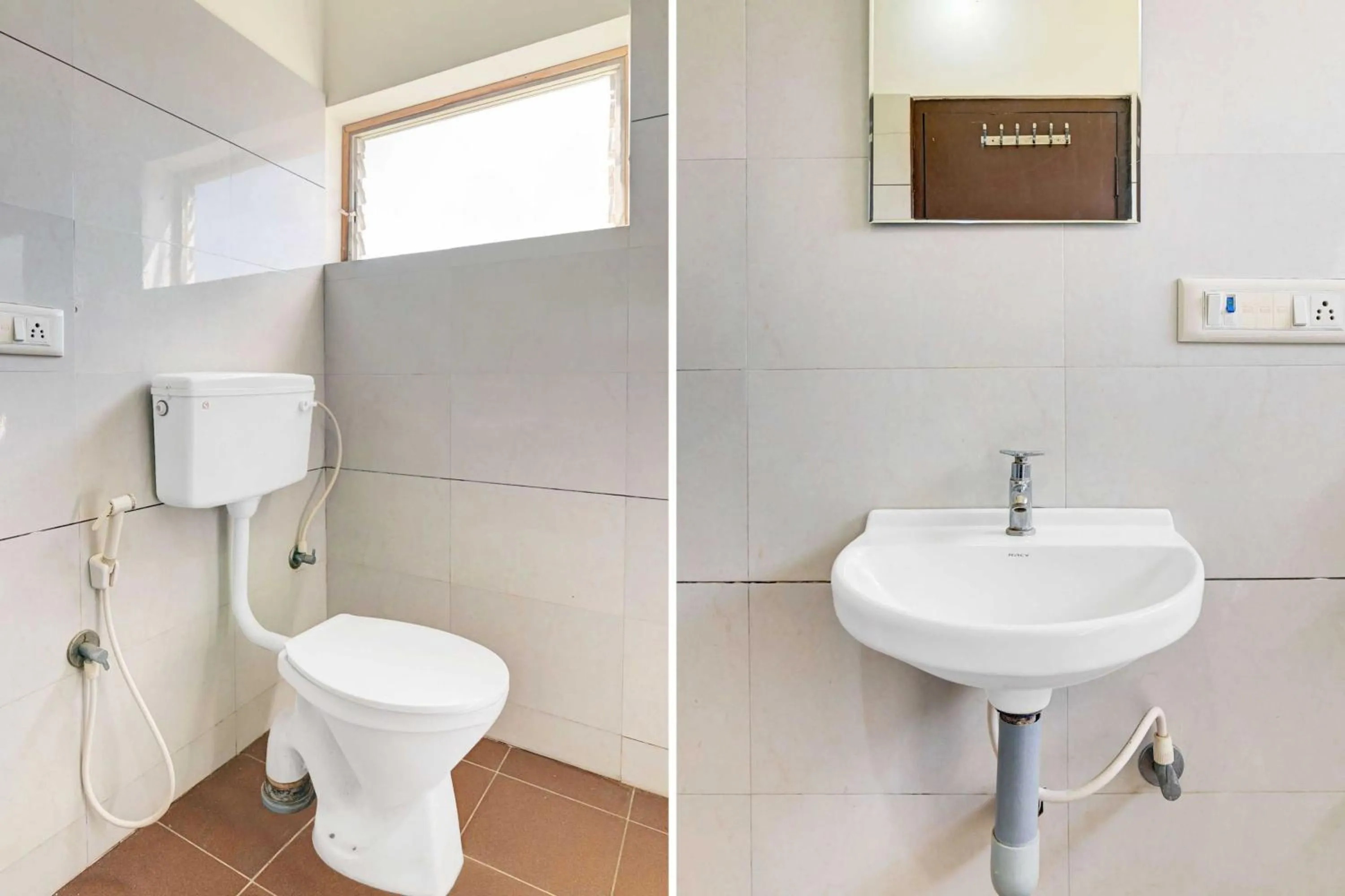 Bathroom in Hotel O Chikmangaluru Near Railway Station