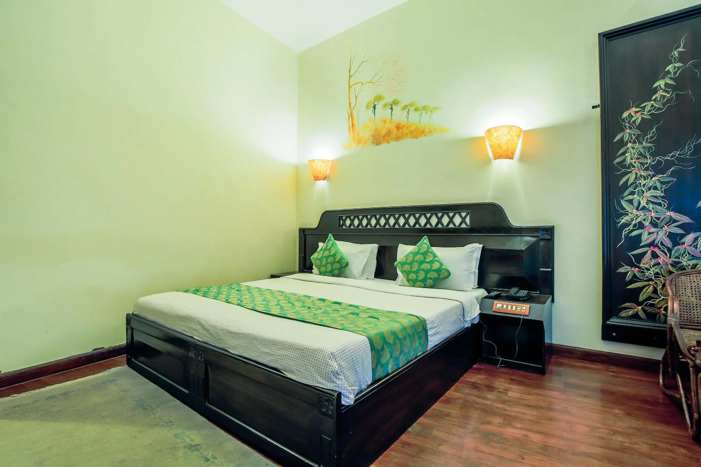 Bed in Siddhartha Hotel Narayangarh