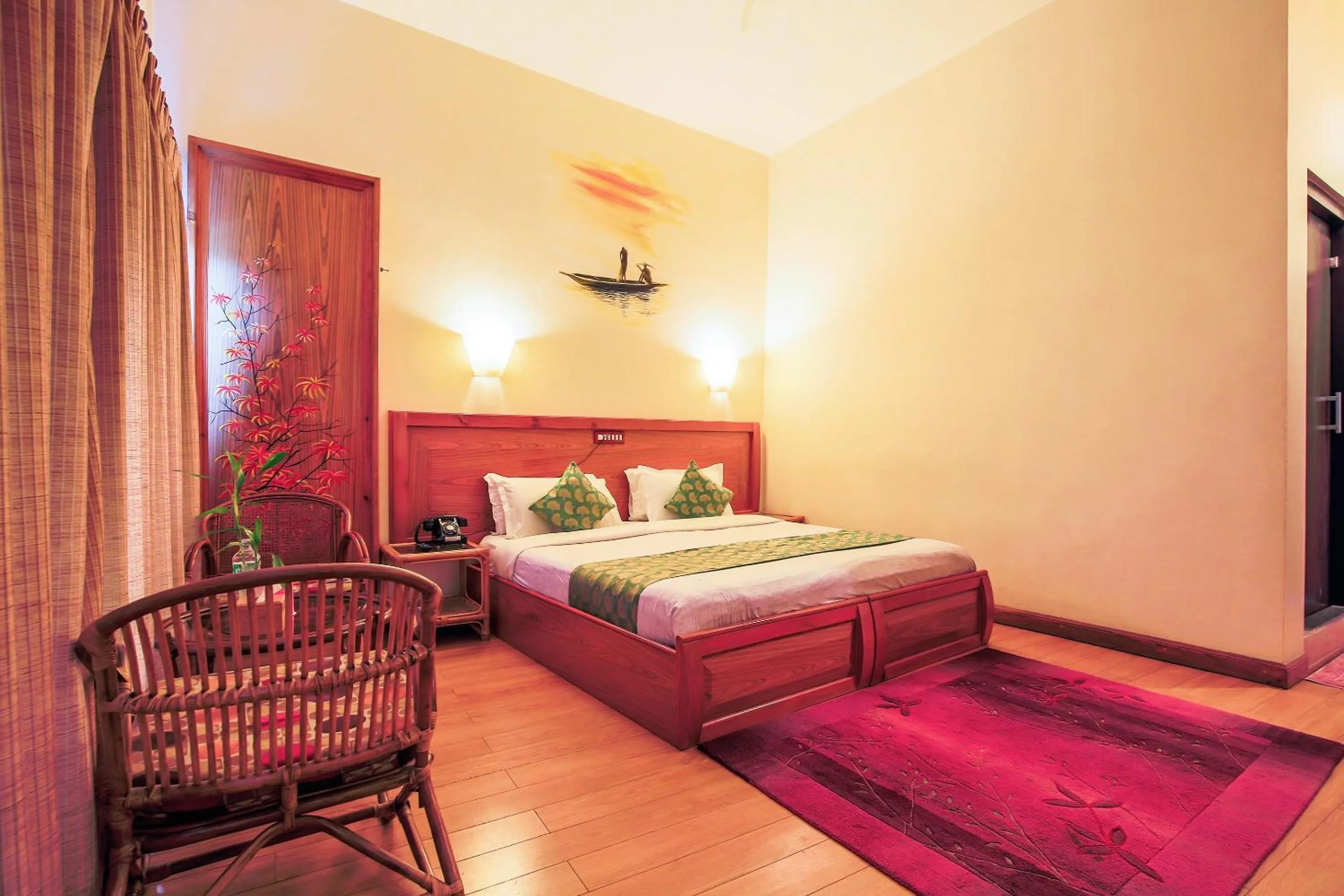 Bed in Siddhartha Hotel Narayangarh