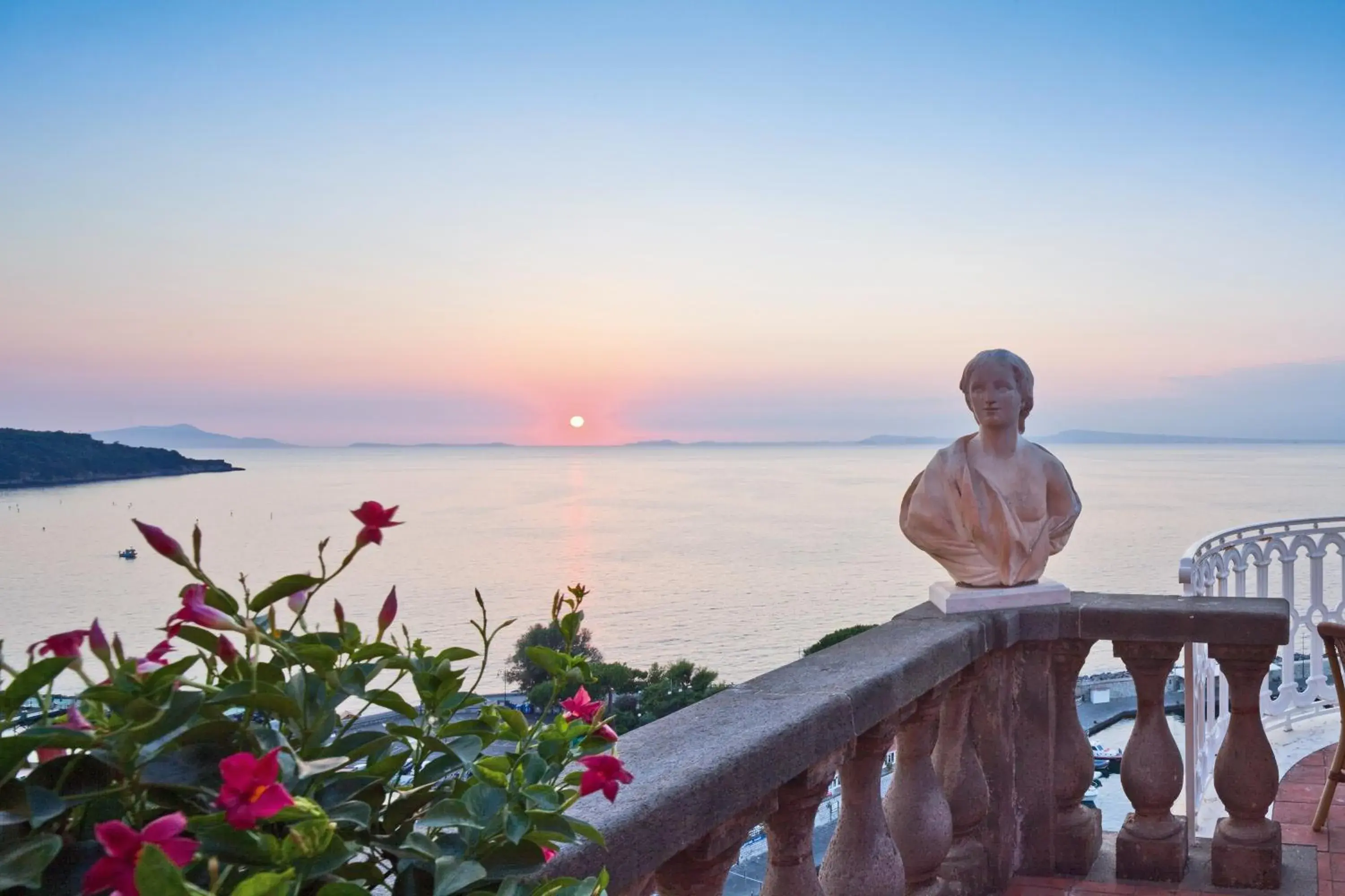 Sea view in Grand Hotel Excelsior Vittoria Sea view in Grand Hotel Excelsior Vittoria